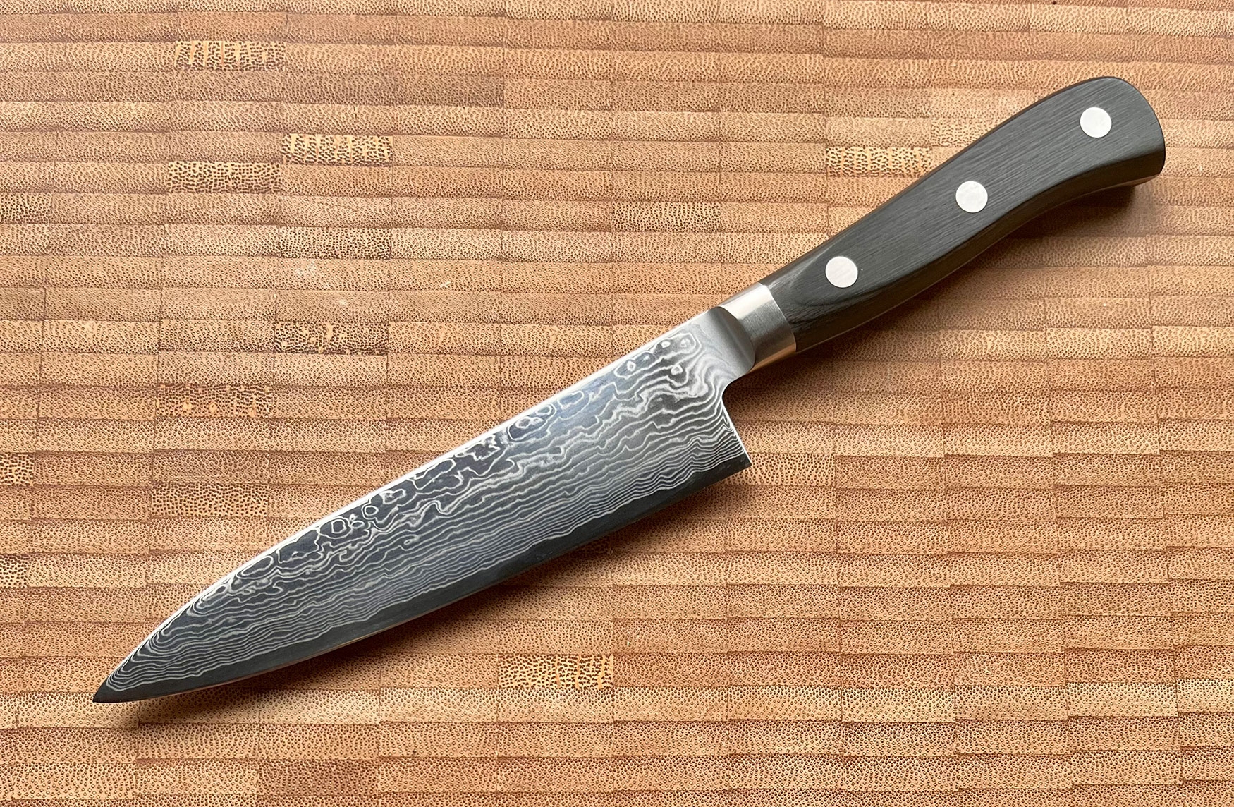 Kanetsune KC-165 Petty 120 mm, Damast/ VG-10