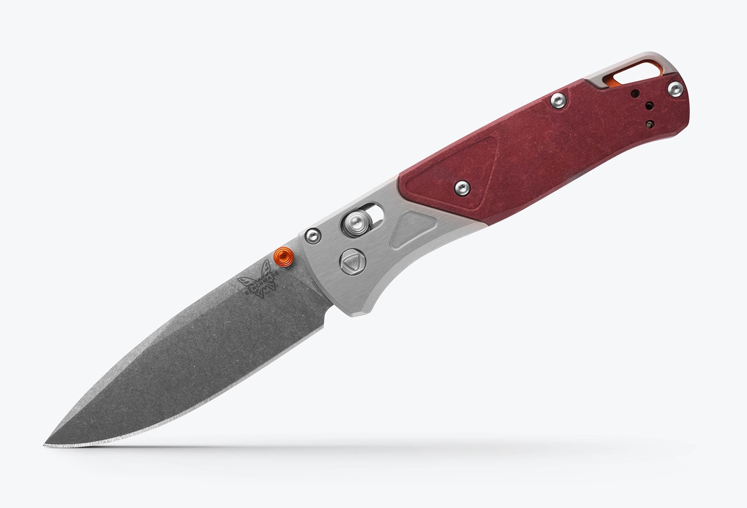 Benchmade 535-09 Bugout, S90V, Gray/ Red Richlite