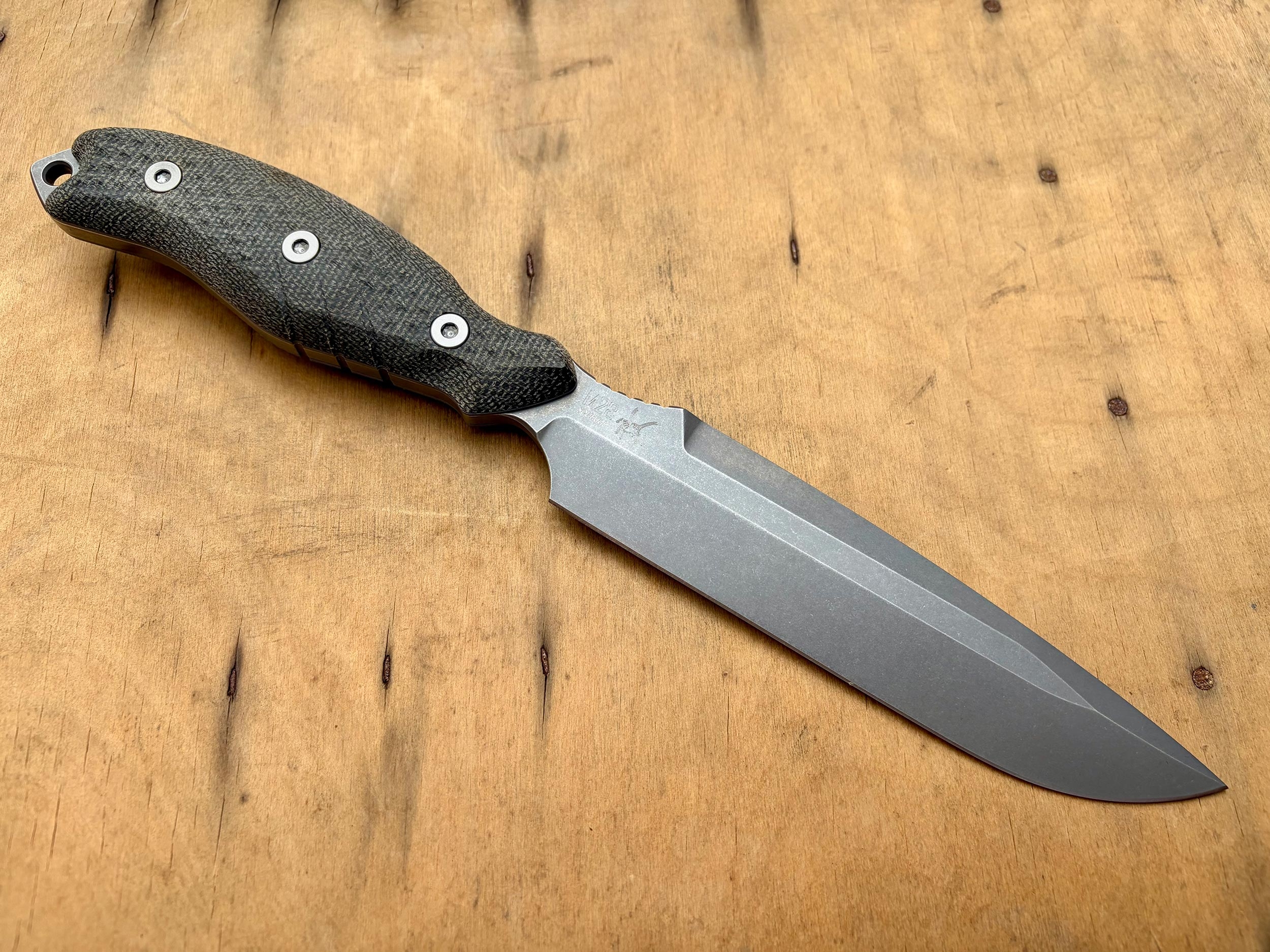 BMC M28 Solifuge, Grey Micarta, Grey PVD