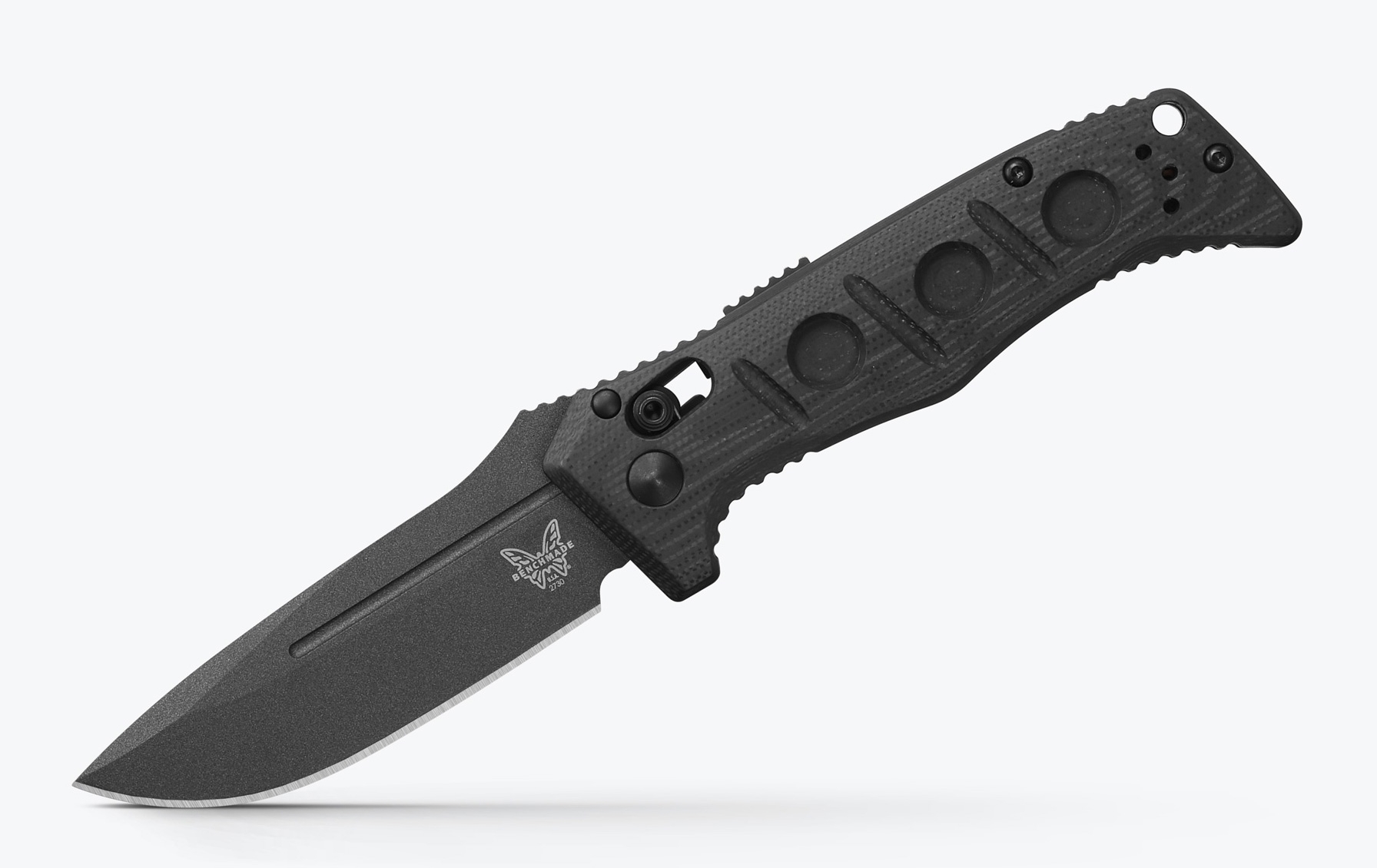 Benchmade 2730GY-1 Mini Auto Adamas, Black G10