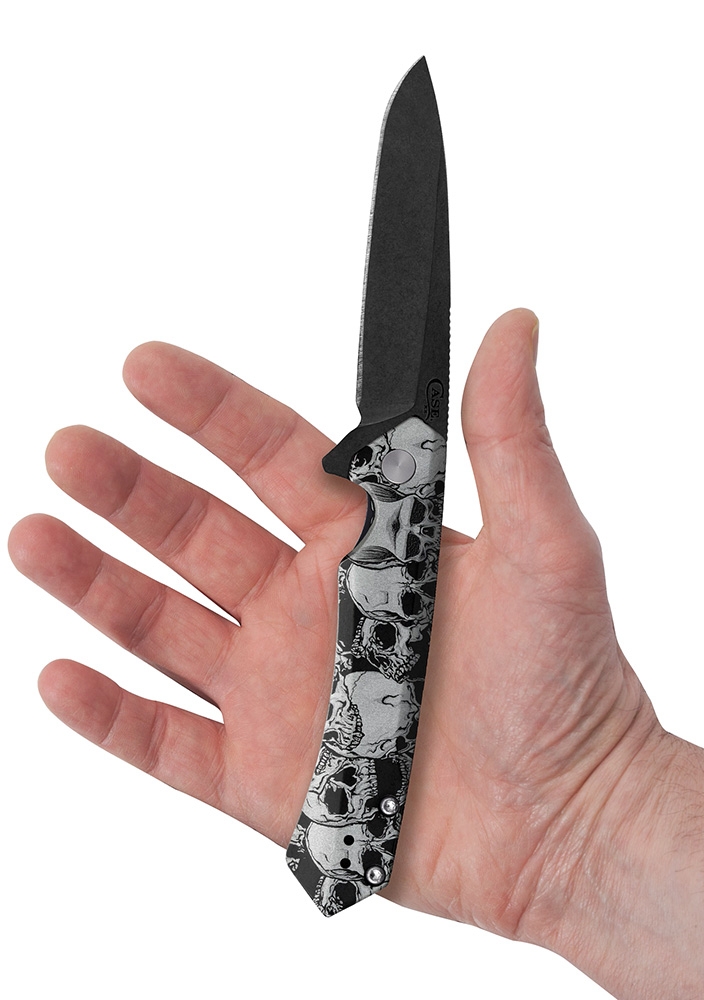 Case Kinzua - Skull Custom, S35VN, Spear Point