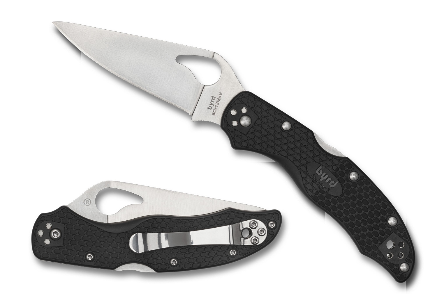 Spyderco BY01PBK2 Harrier 2, FRN