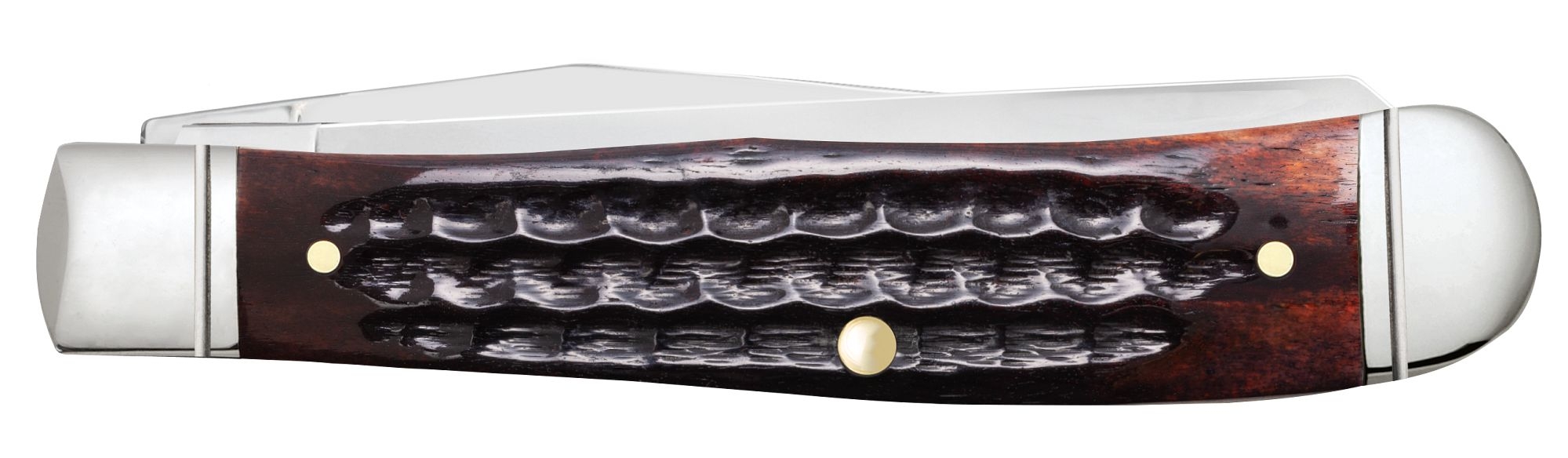 Case SS Pocket Worn Mahogany Bone Trapper