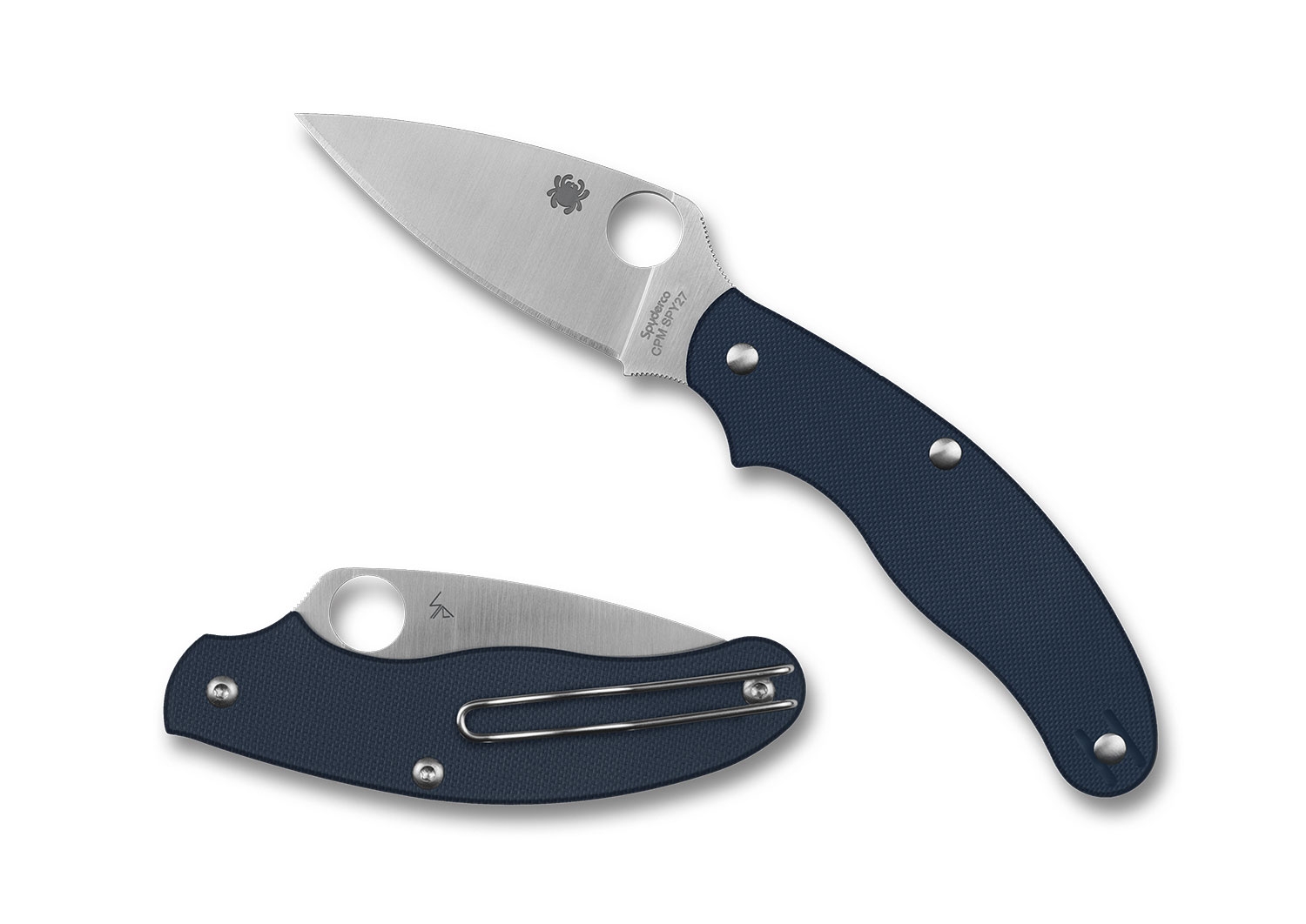 Spyderco C94GPCBL Uk Penknife, Blue G10, SPY27