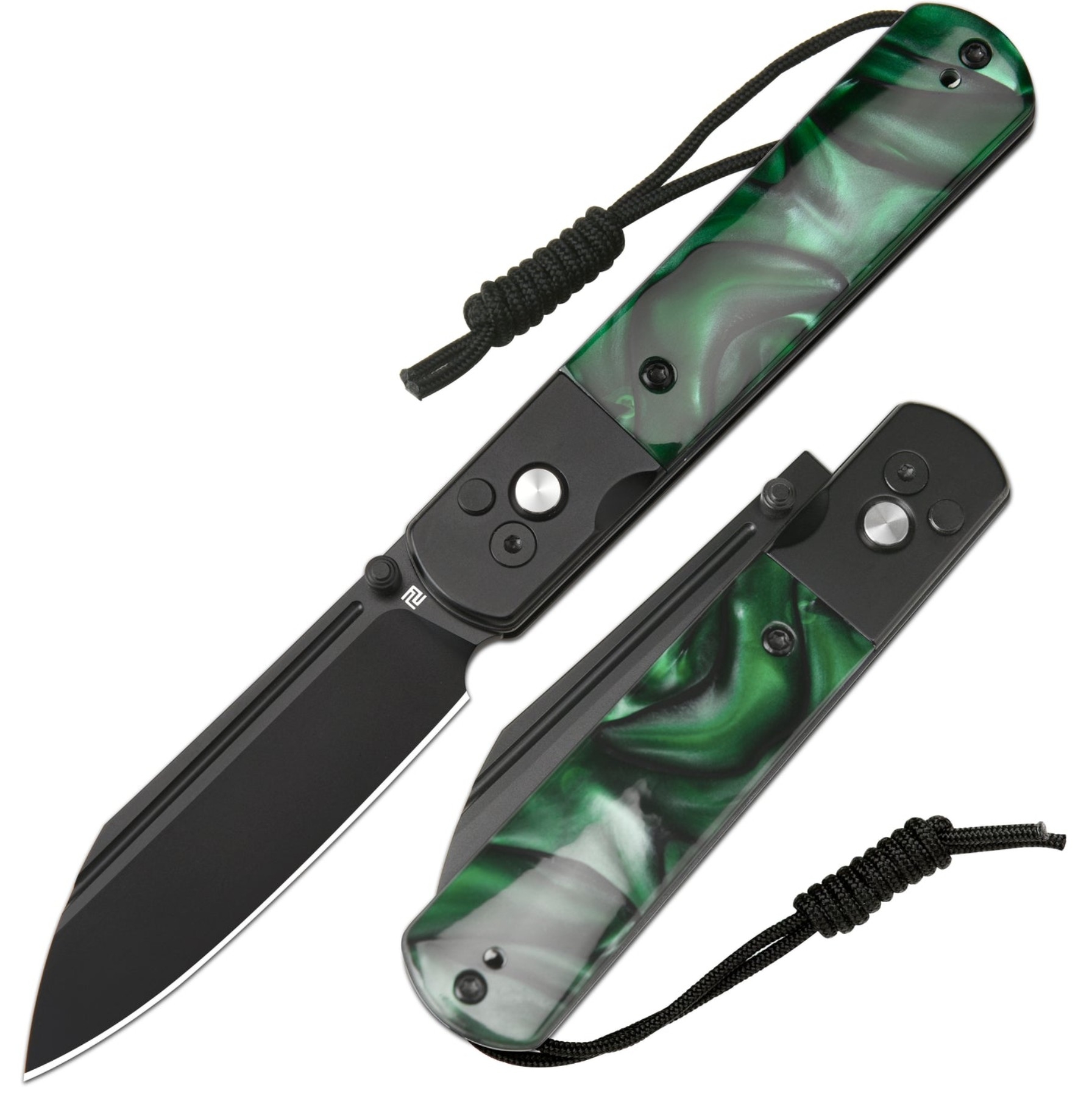 ARTC1875P-GNA Holm, AR-RPM9, Black/ Green Acrylic