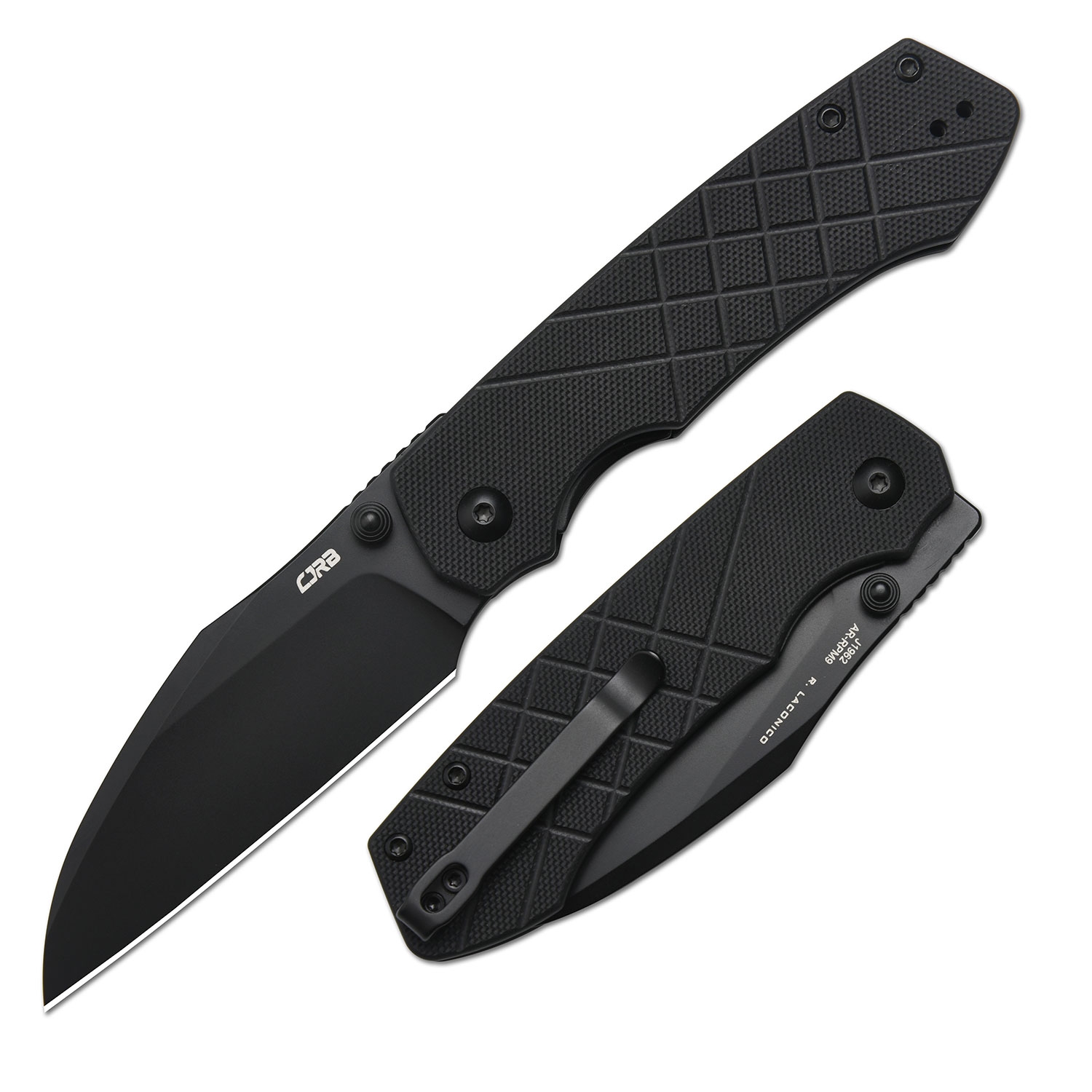 CJRBJ1962-BBK Kestrel, Black AR-RPM9, Black G10