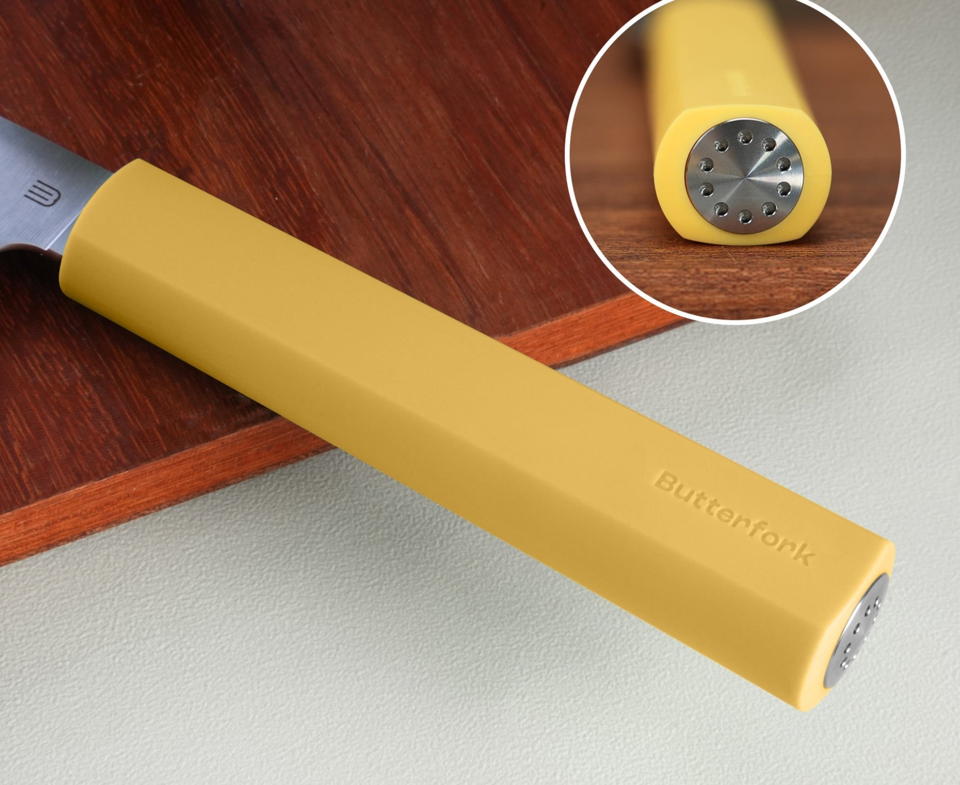 Butterfork BF01-BK-YL Bread Gelb + Scheide