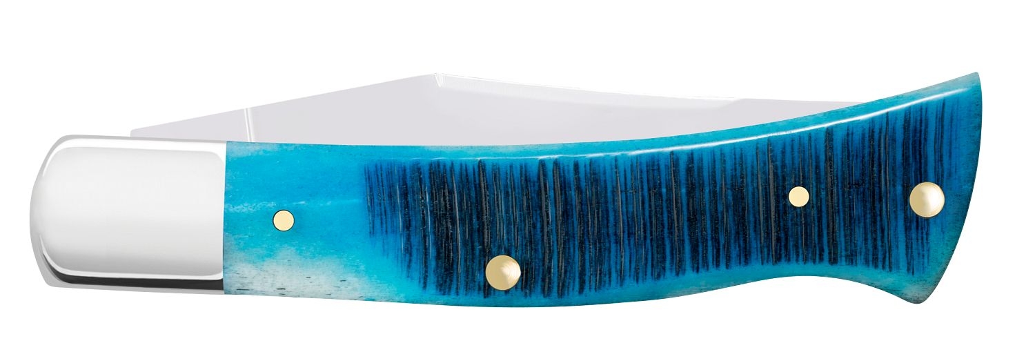 Case SS Caribbean Blue Bone Axe Handle