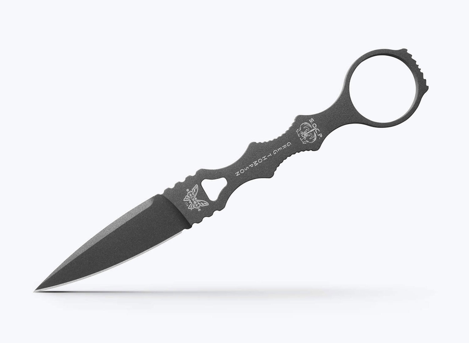 Benchmade 174GY SOCP Dagger, Single Edge, Grey