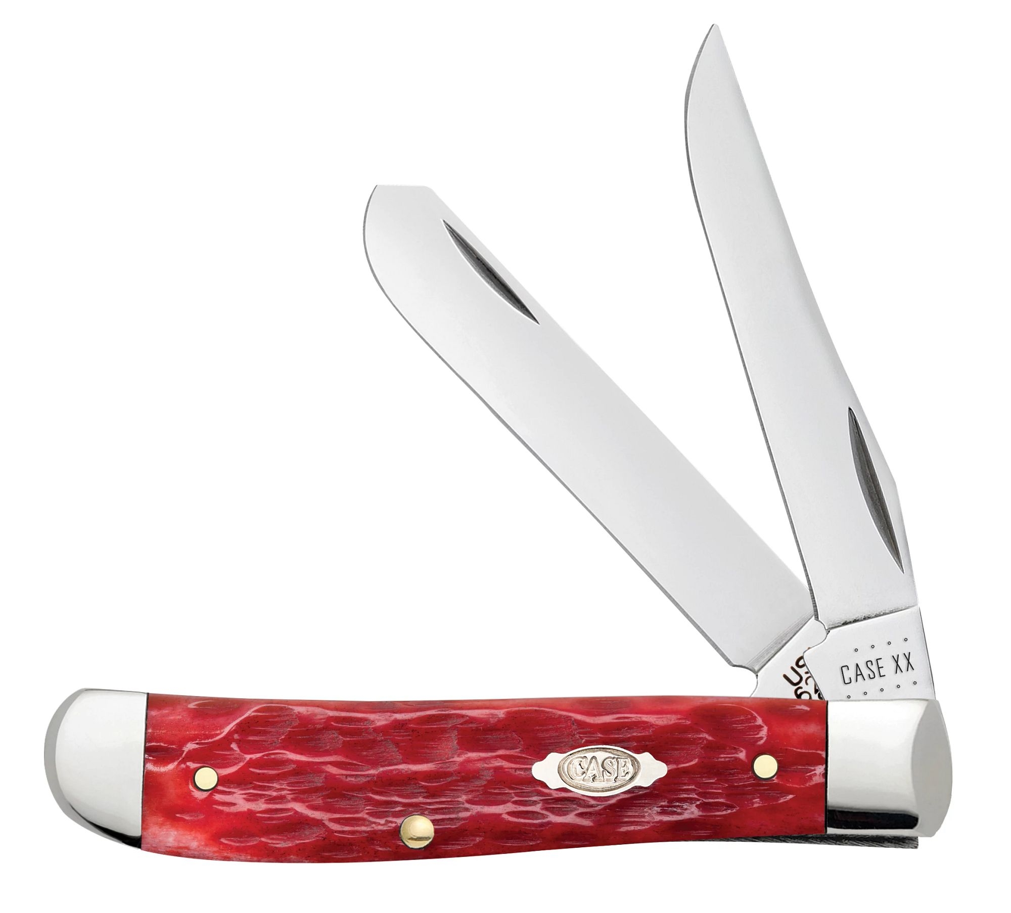 Case CS Dark Red Bone Mini Trapper