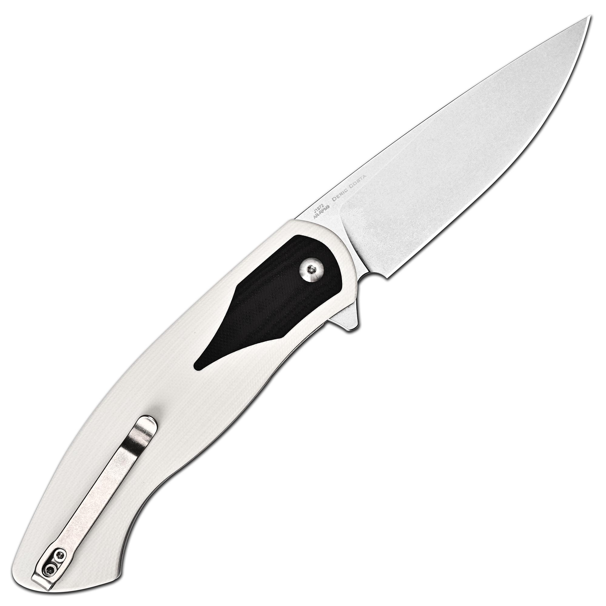 CJRBJ1972-WBK Rodayo, White/ Black G10