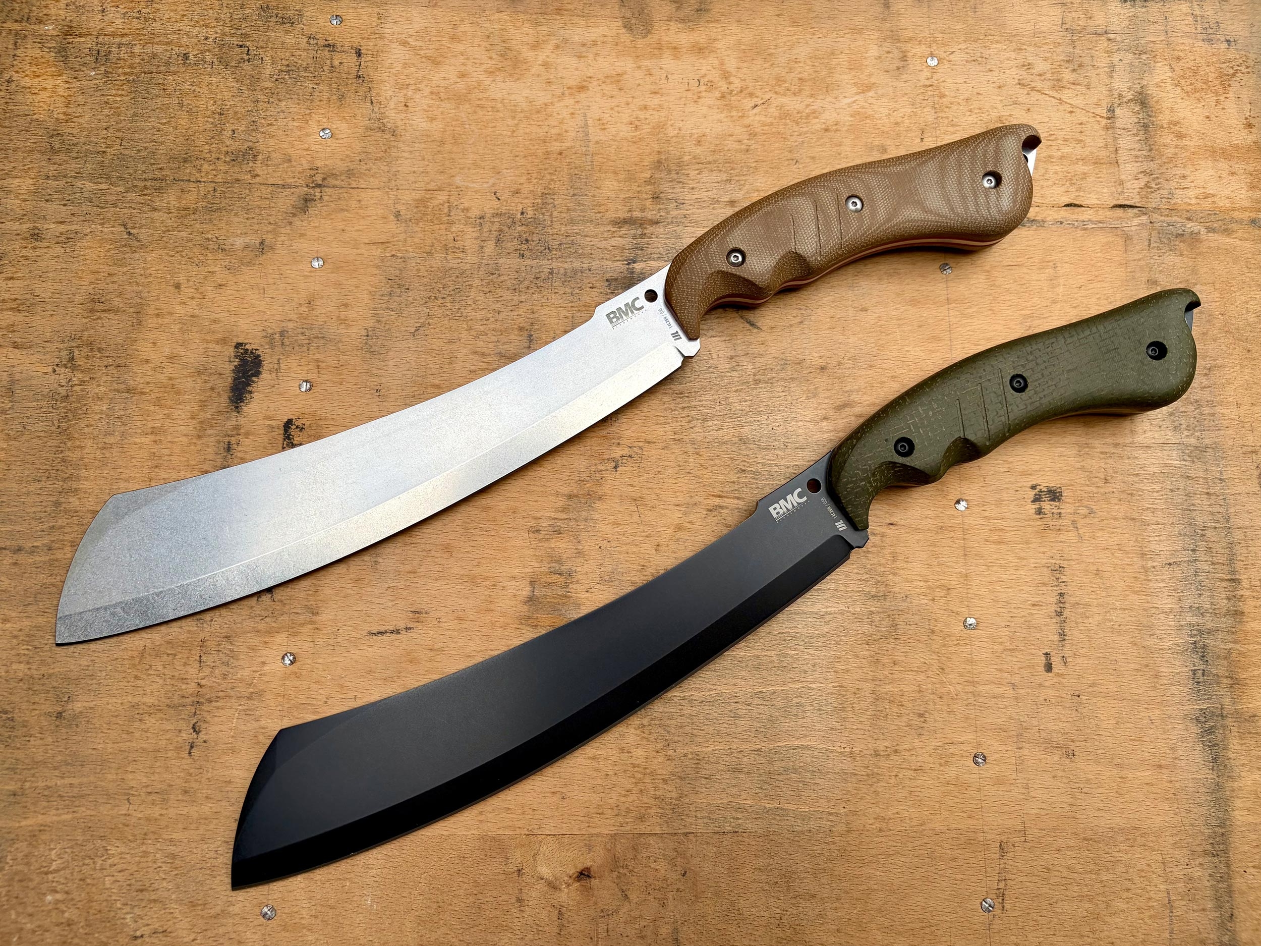 BMC M42 Naga Parang, Sand Micarta, Stonewash