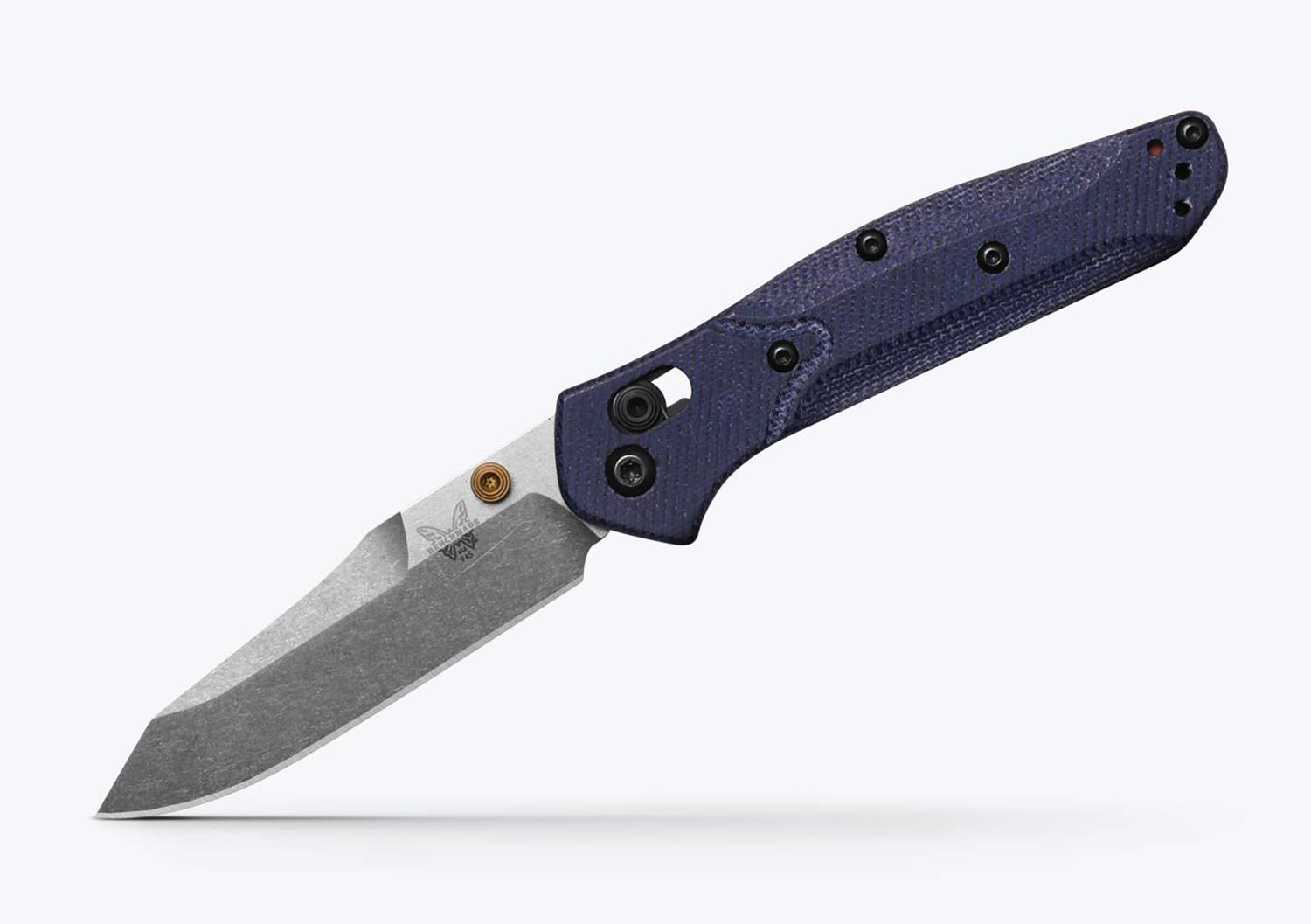Benchmade 945-04 Mini Osborne, Blue Denim Micarta