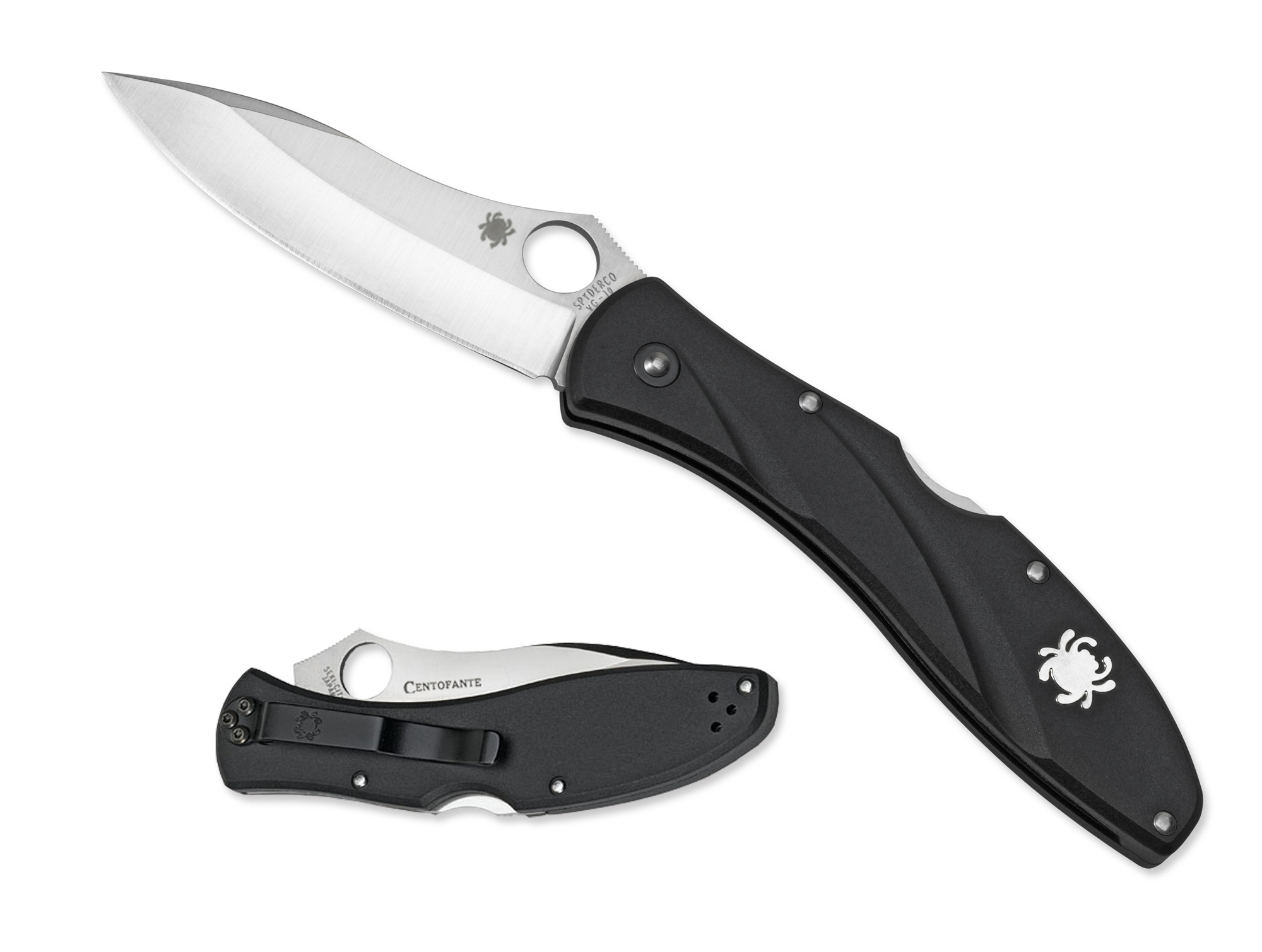 Spyderco C66PBK3 Centofante 3, FRN Black