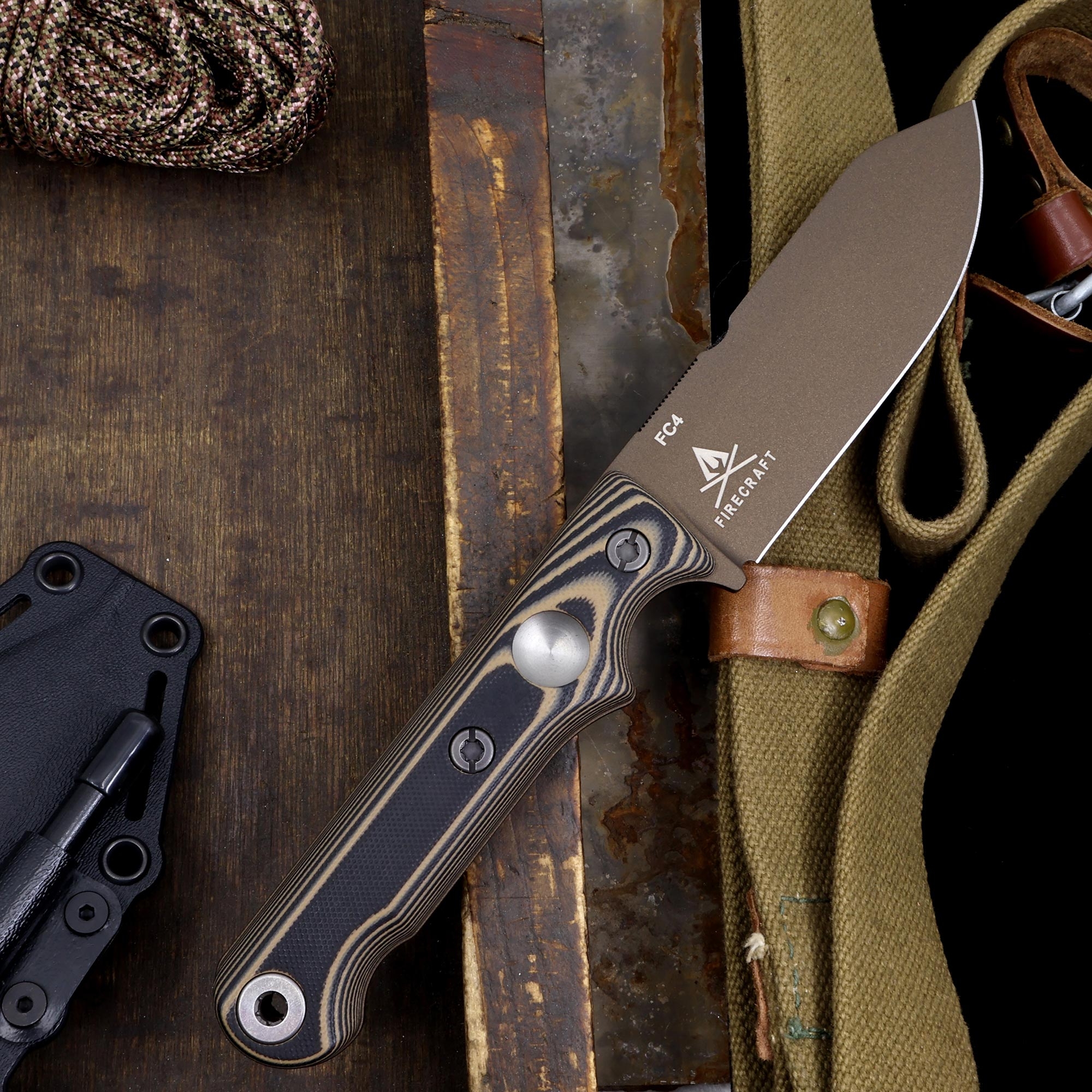 White River FC4, Midnight Bronze, Black/ Tan G10