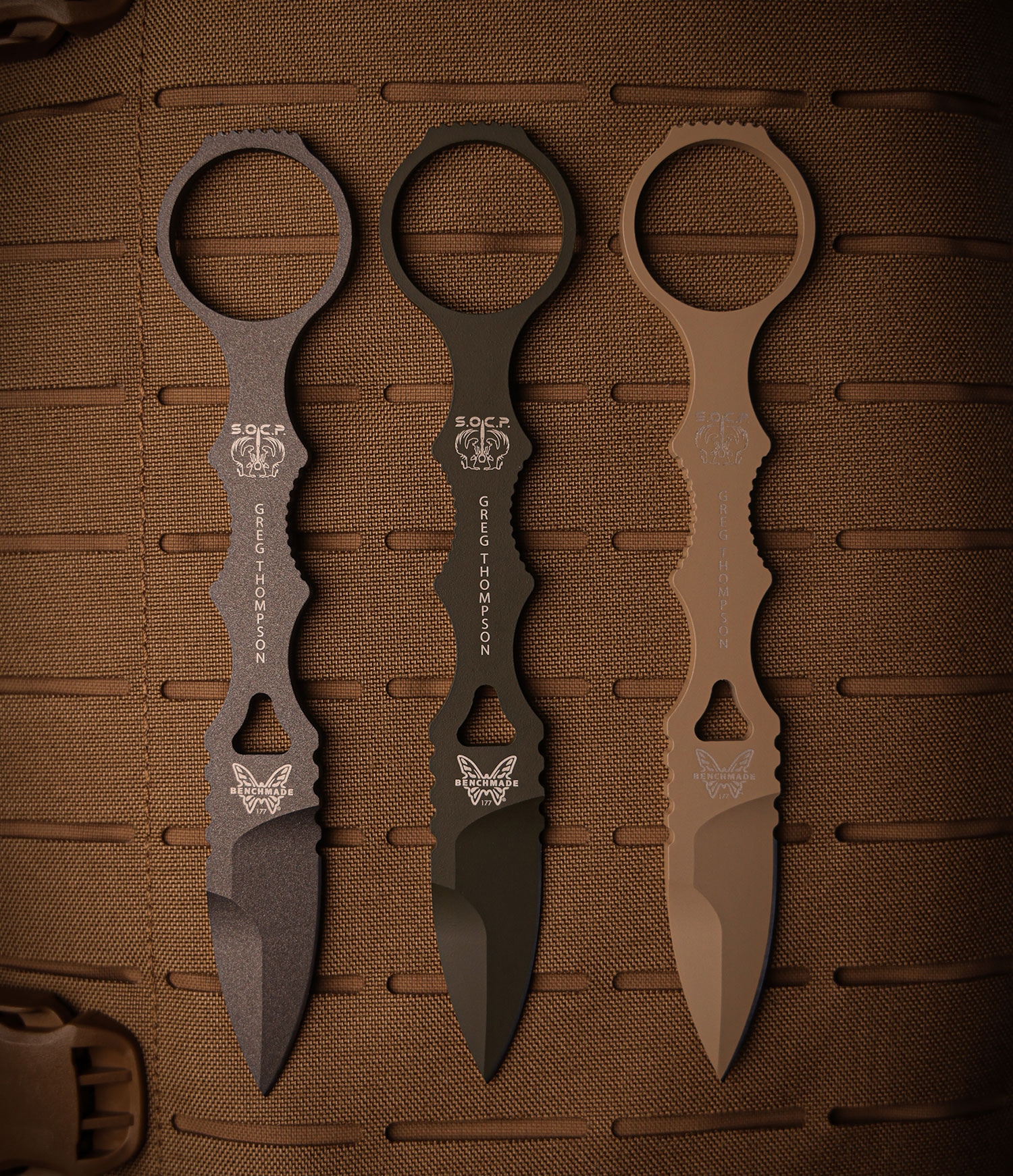 Benchmade 177SN Mini SOCP Dagger Single FDE/ Sand