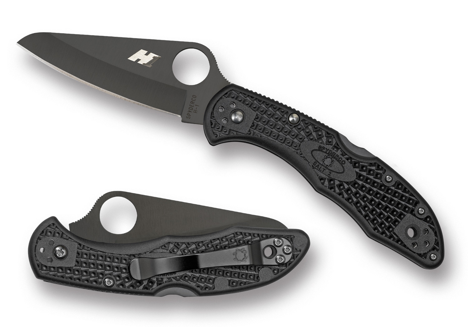 Spyderco C88PBBK2 Salt 2, FRN Black