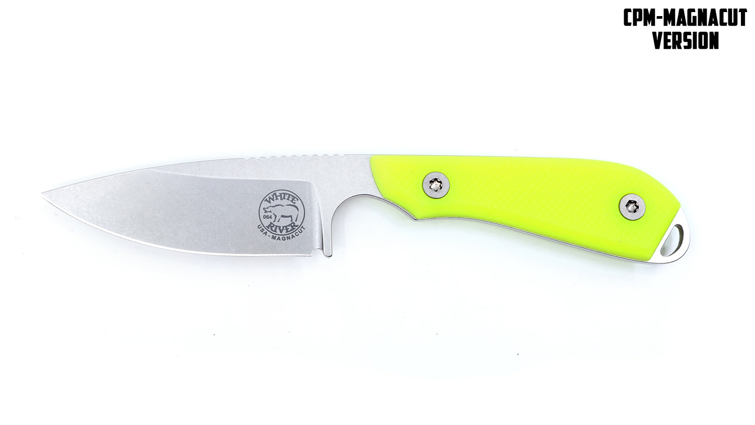 White River M1 Pro, Hi-Vis Yellow G10, Magnacut