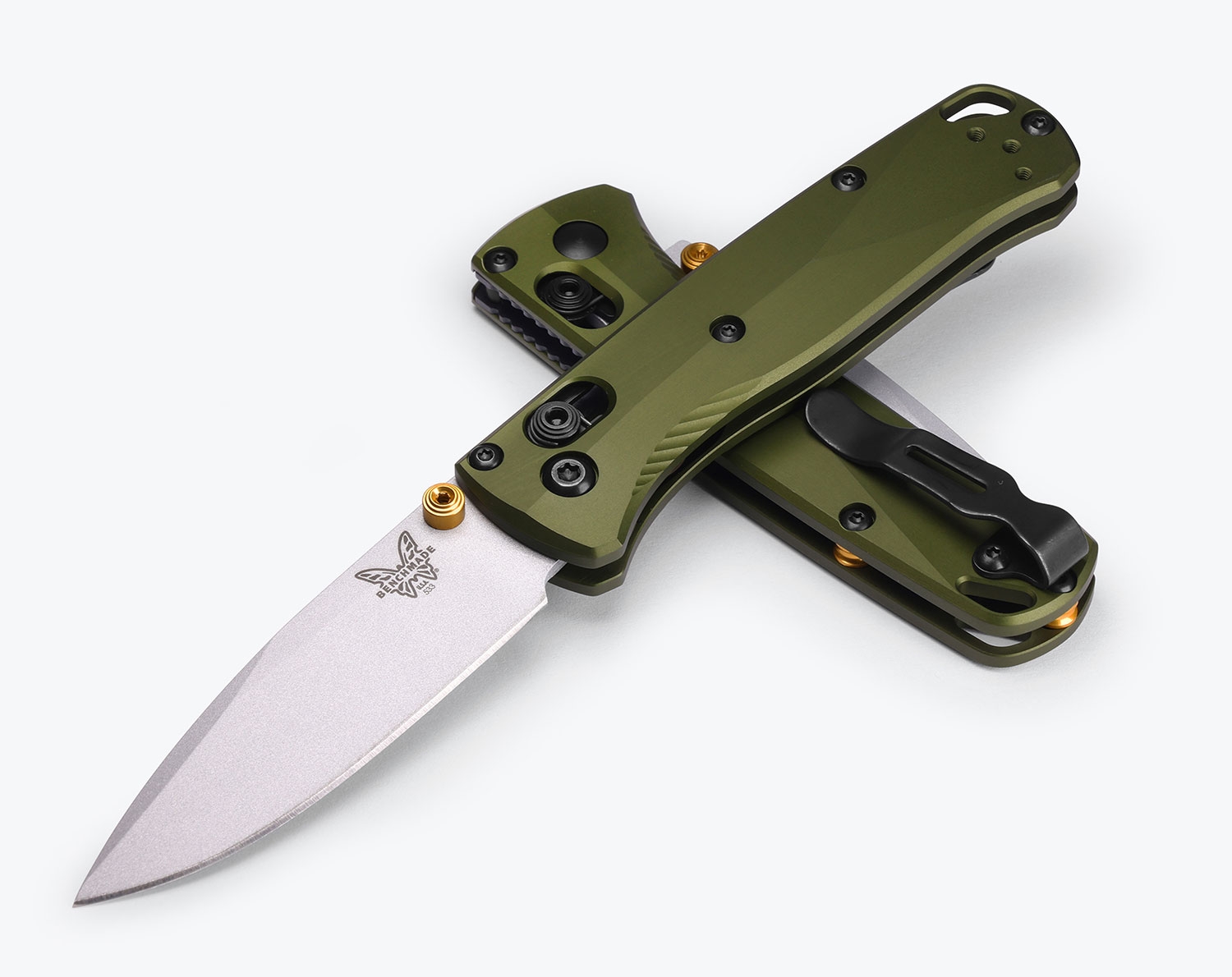 Benchmade 533SL-10 Mini Bugout, S90V, Woodland