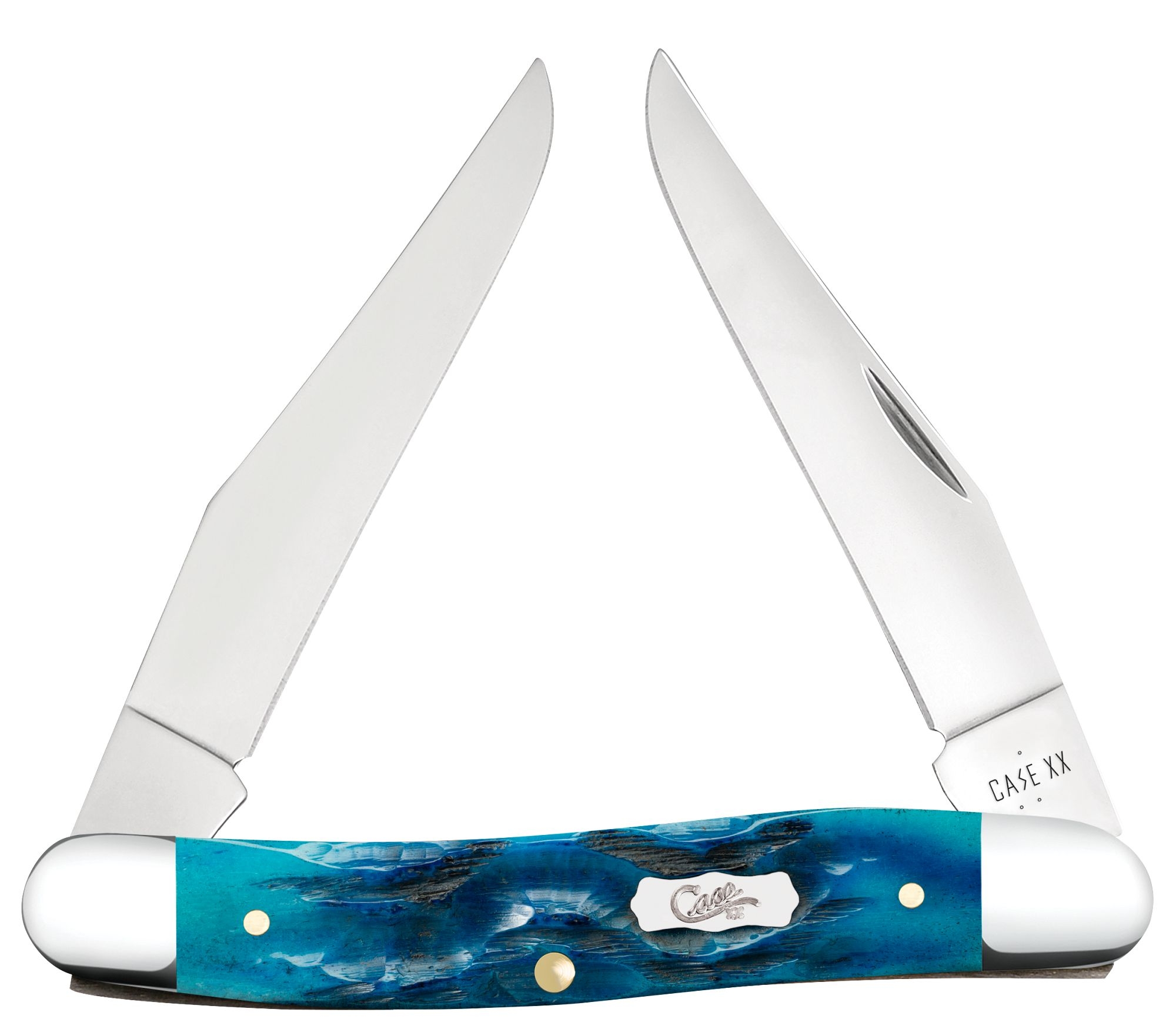 Case SS Sky Blue Bone Muskrat