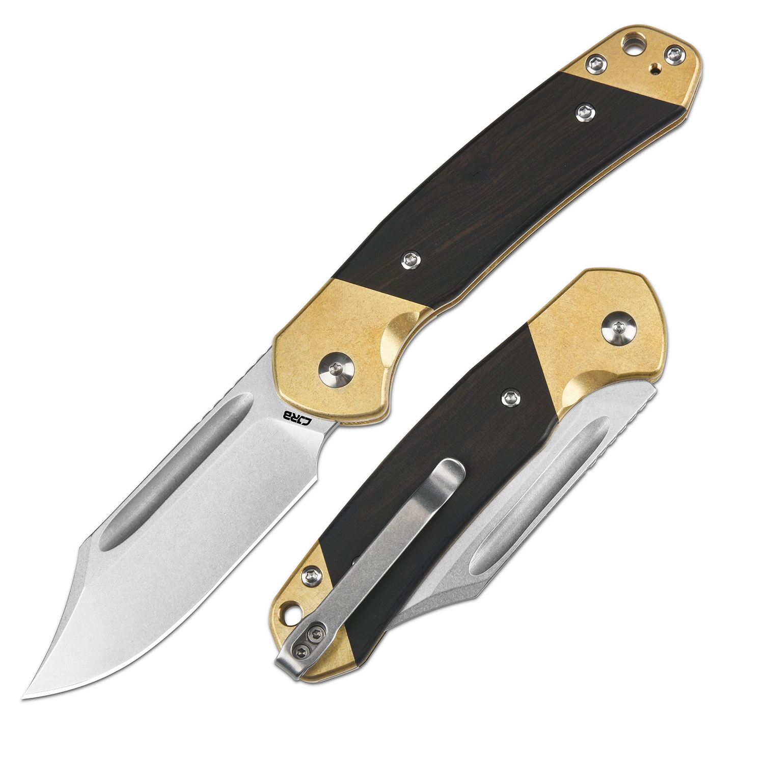 CJRBJ1942SJ-BREB Bowie Pyrite AR-RPM9, Slipjoint