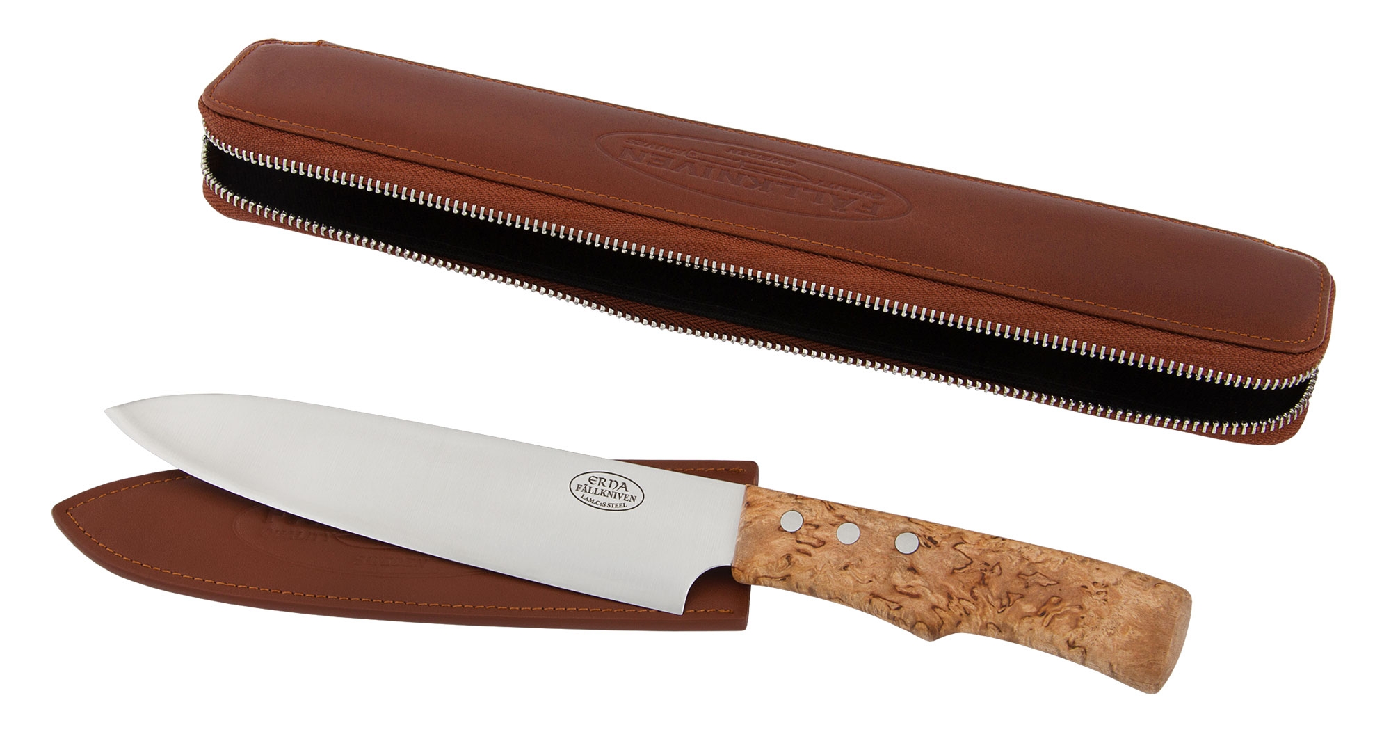 Fällkniven SK18 Erna - BBQ Knife - Leder