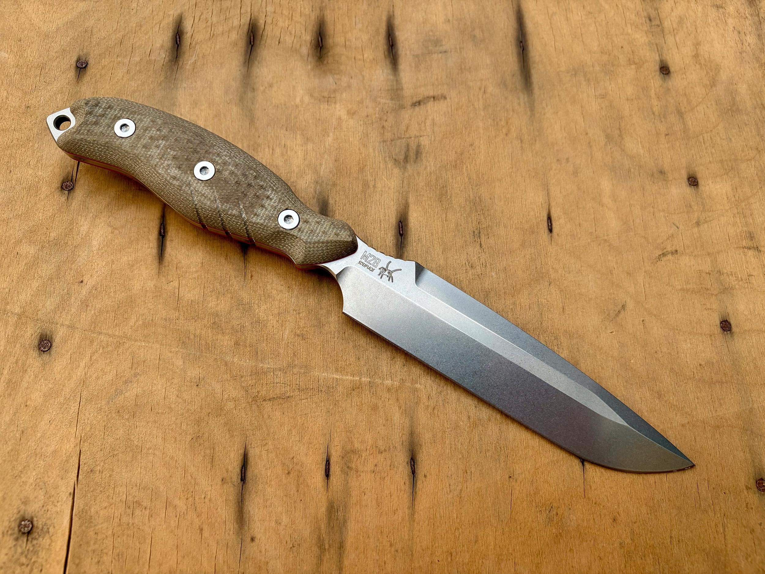 BMC M28 Solifuge, Sand Micarta, Stonewash