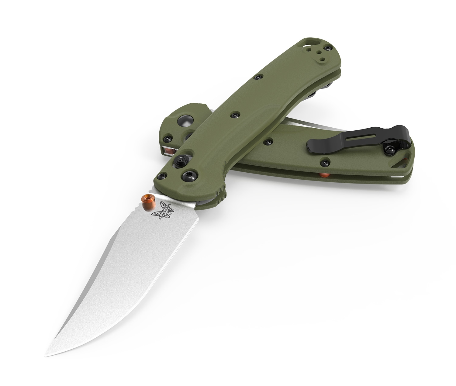 Benchmade 15534 MINI TAGGEDOUT, OD Green G10