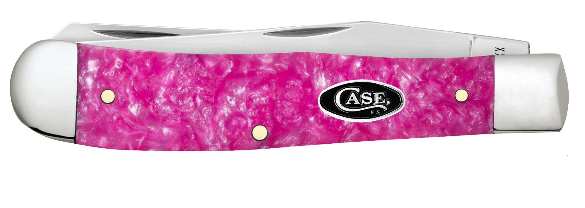 Case SS Pink Crackle Kirinite® Smooth Trapper