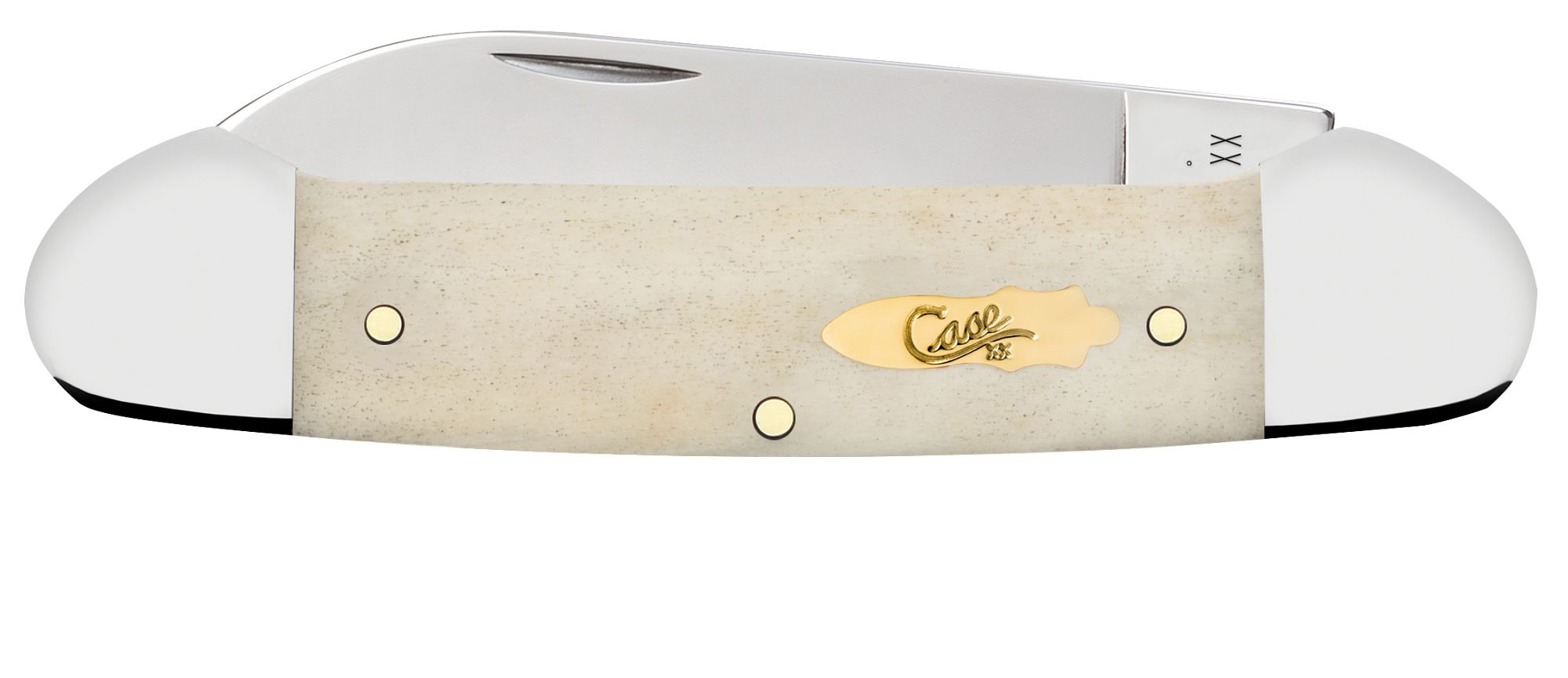 Case SS Natural Bone Smooth Canoe