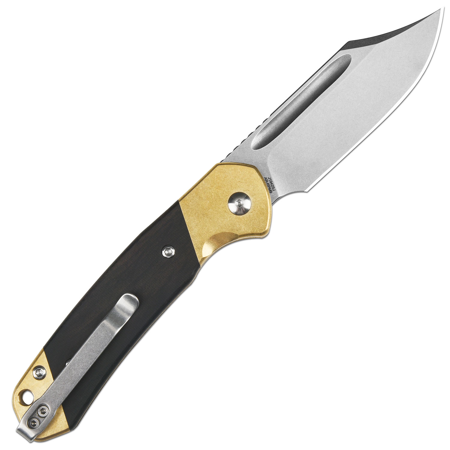 CJRBJ1942SJ-BREB Bowie Pyrite AR-RPM9, Slipjoint