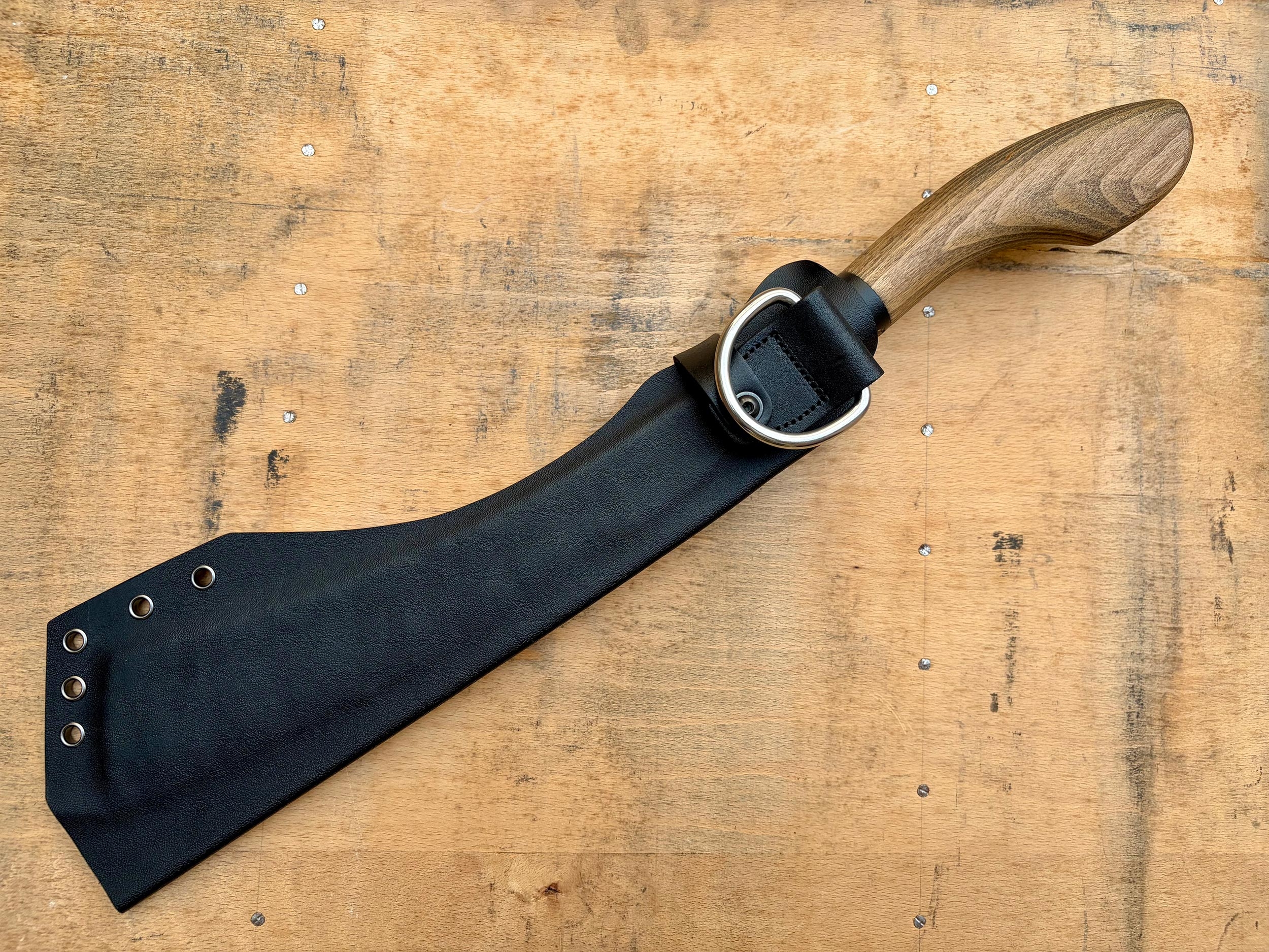 BMC x MY Parang Lading Kilat, Wood, Hammer Finish