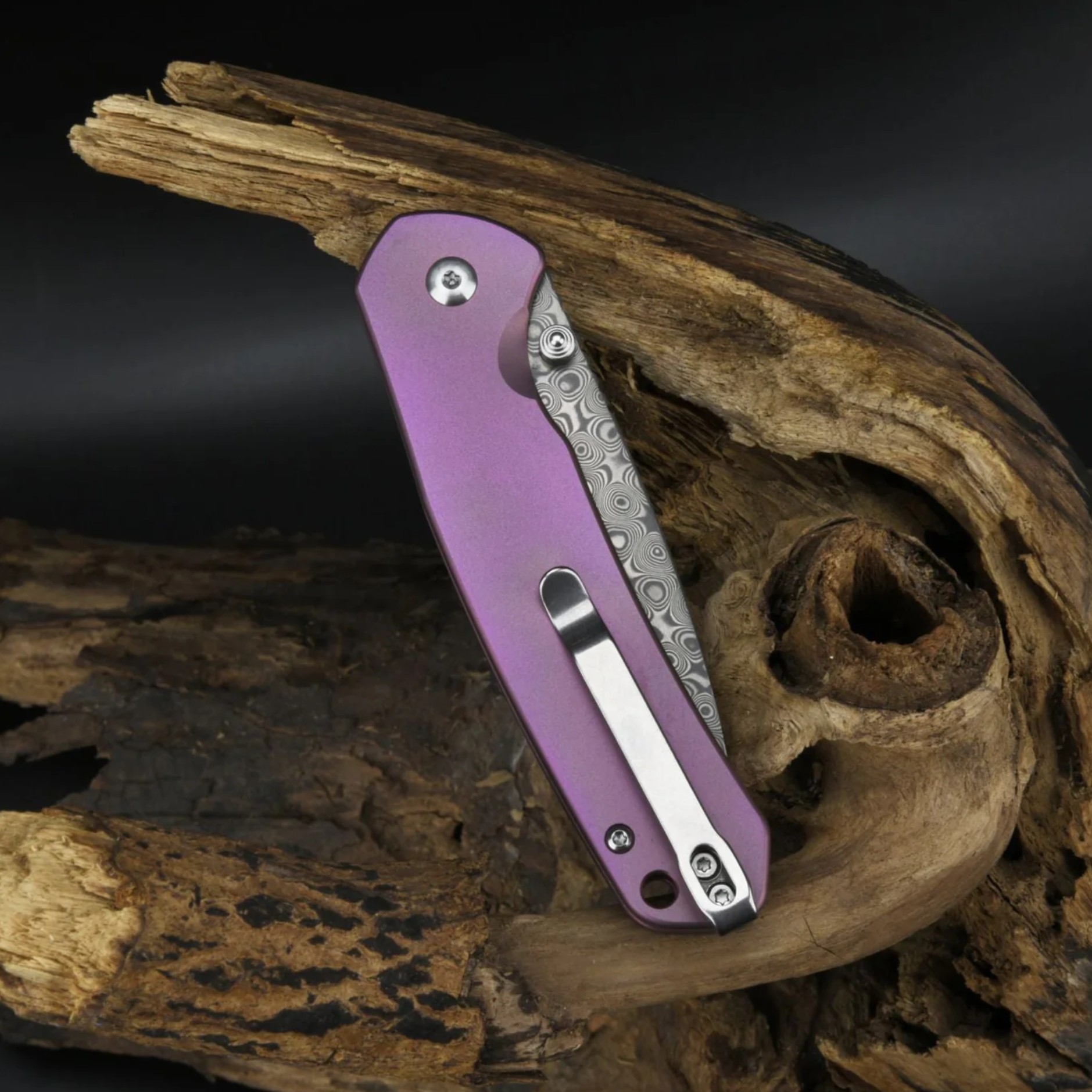 CJRBJ1925T-RE Pyrite Damast, Rose Titan