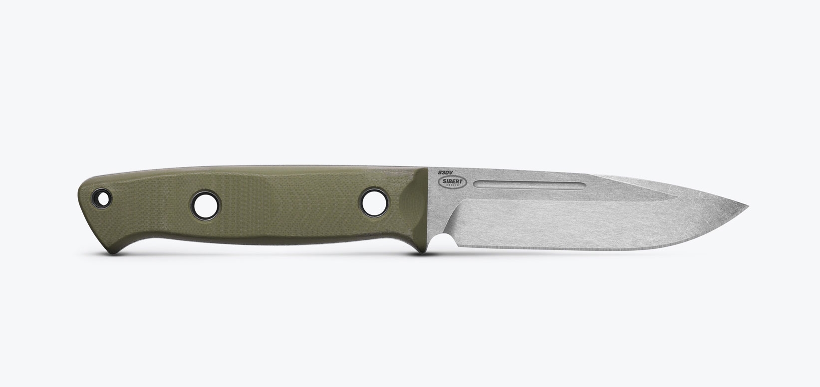Benchmade 163-1 Bushcrafter, S30V, OD Green G10
