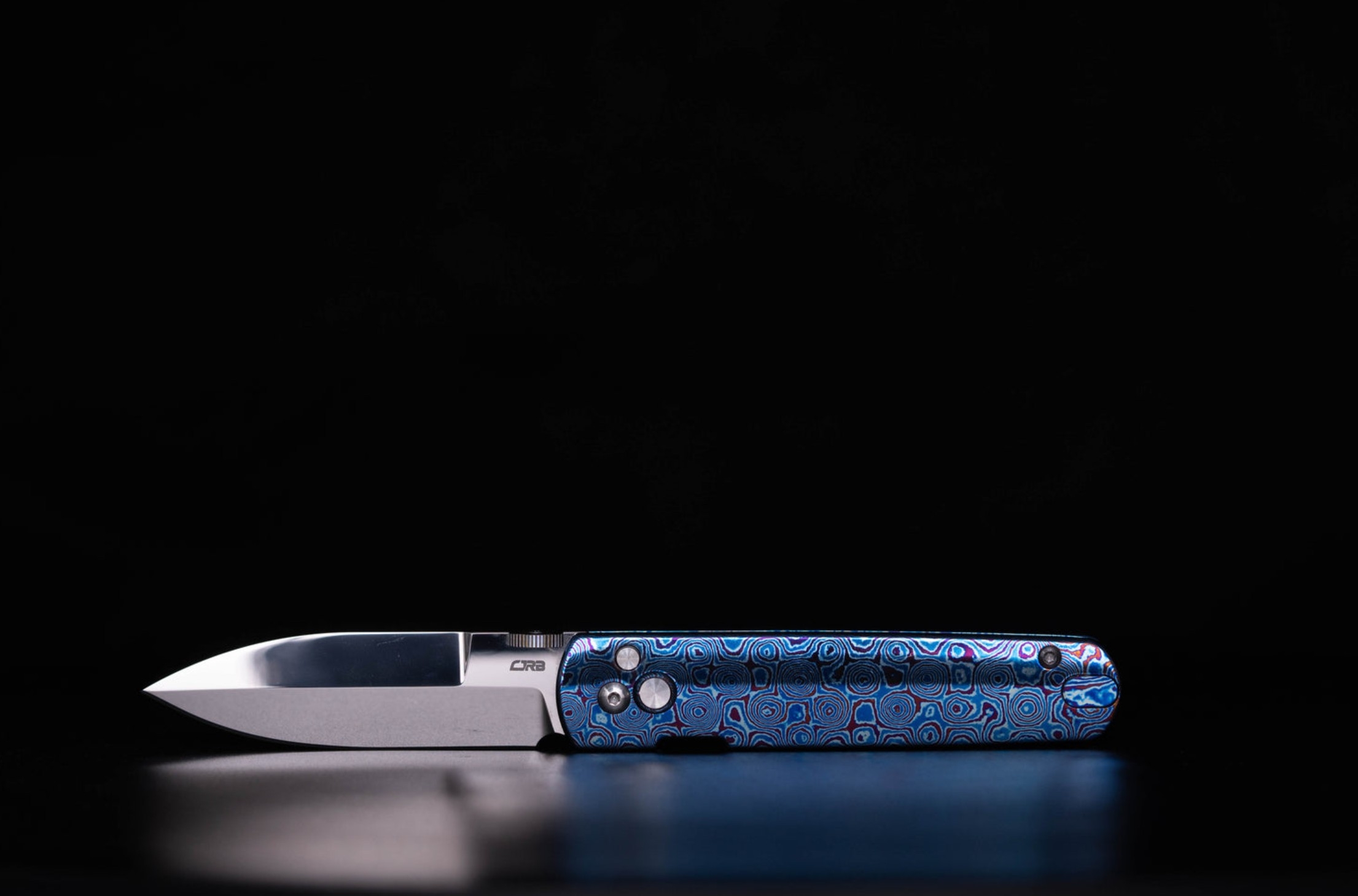 CJRBJ1951G-TDB Locust, S90V, Blue Timascus