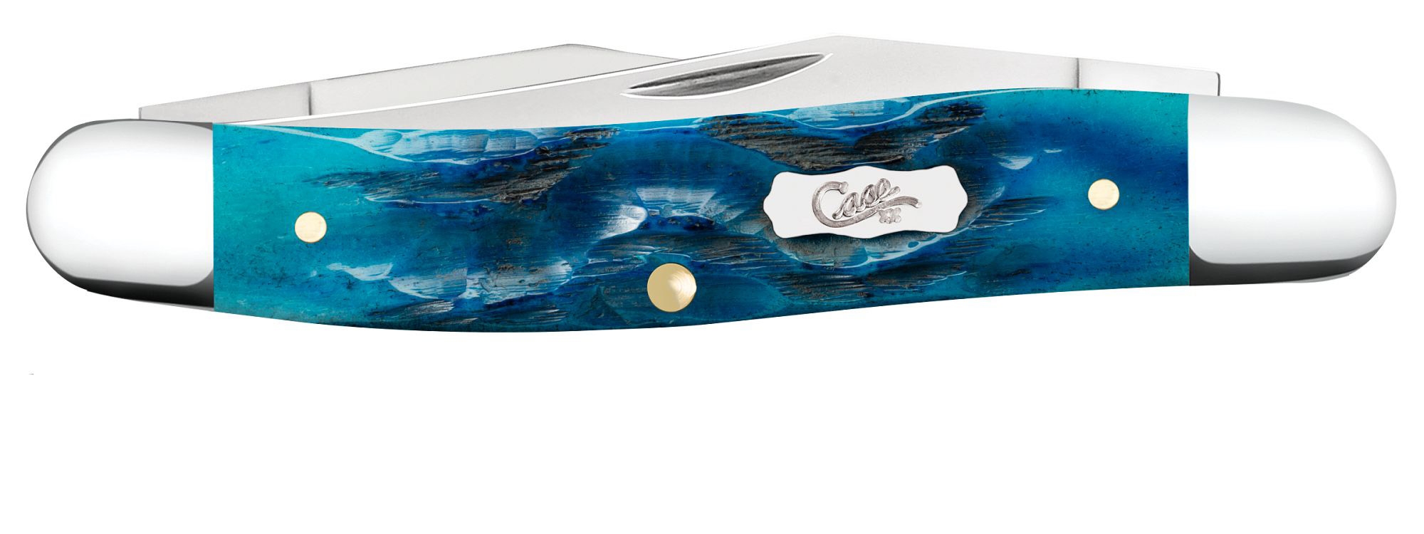 Case SS Sky Blue Bone Muskrat
