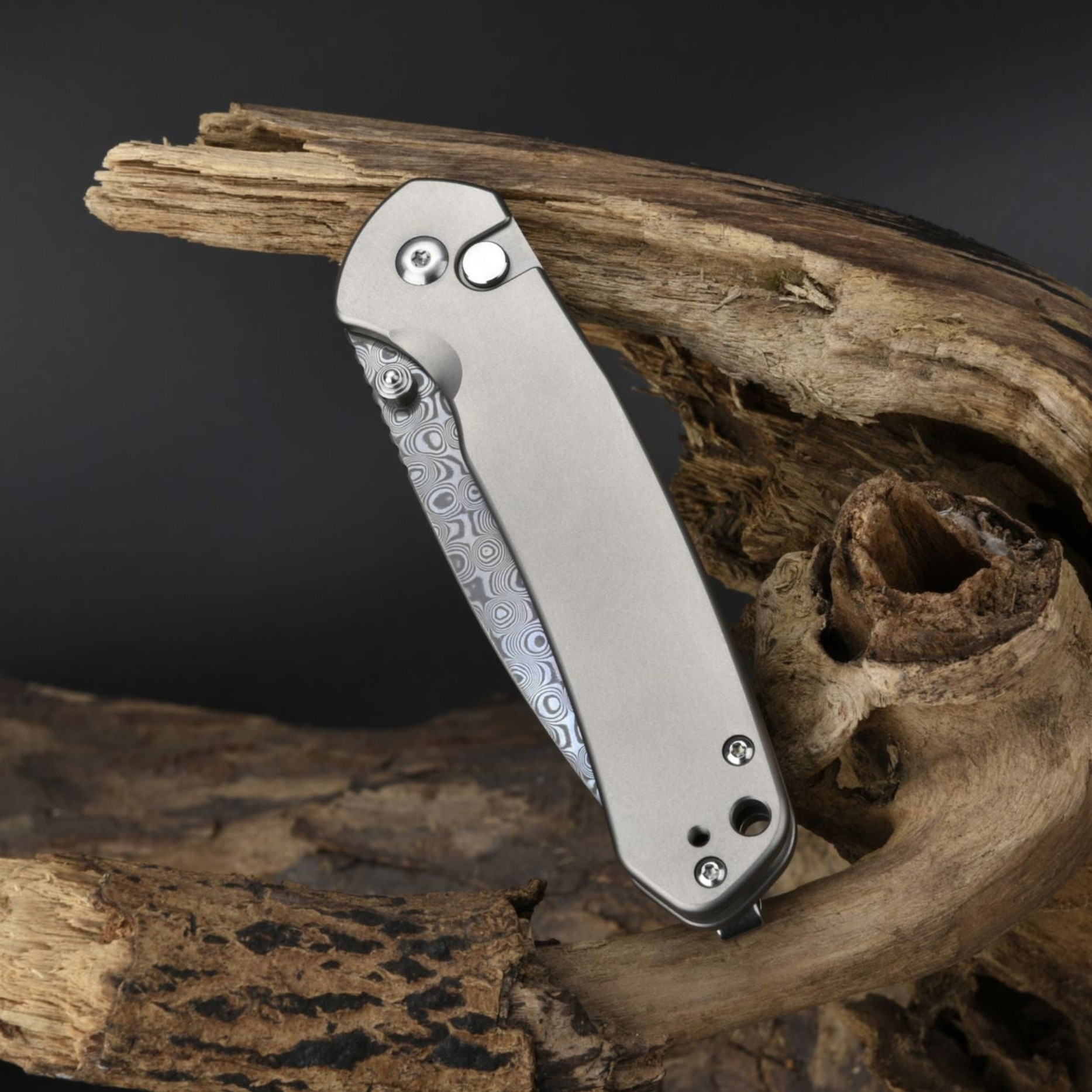 CJRBJ1925T-DM Pyrite Damast, Grey Titan