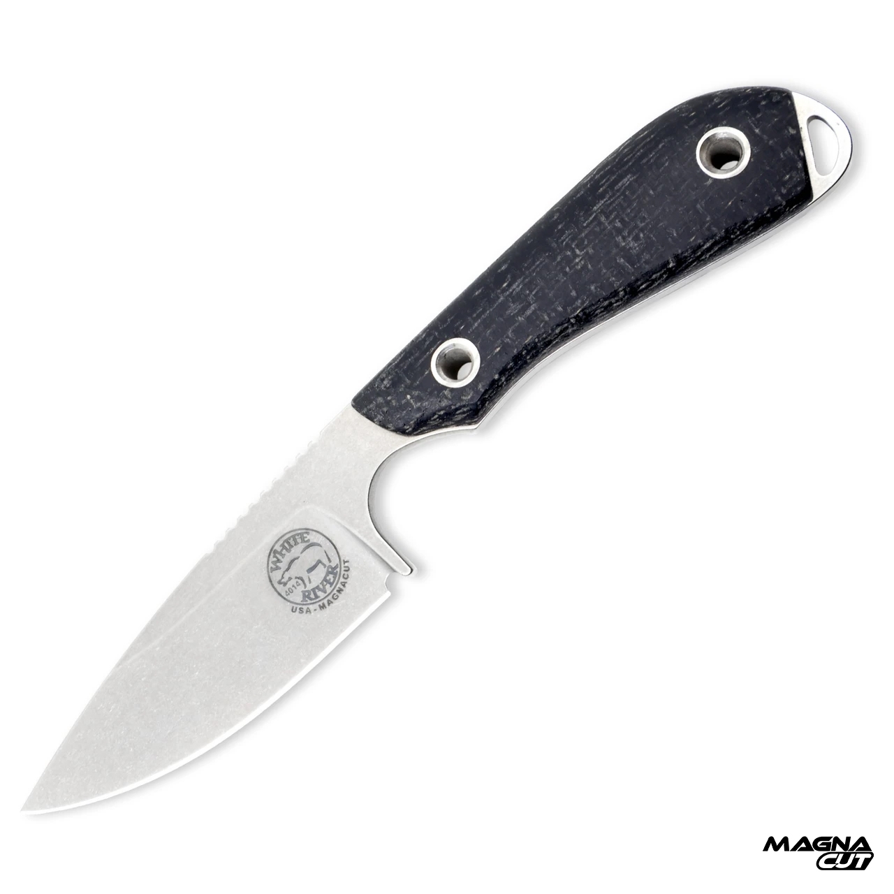 White River M1 Pro, Black Micarta, Magnacut