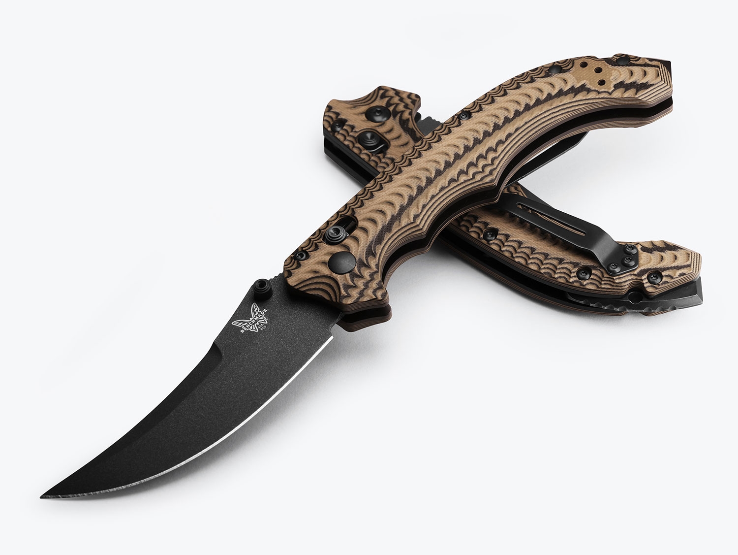 Benchmade 865BK-01 Mini Bedlam, S90V, Camo G10