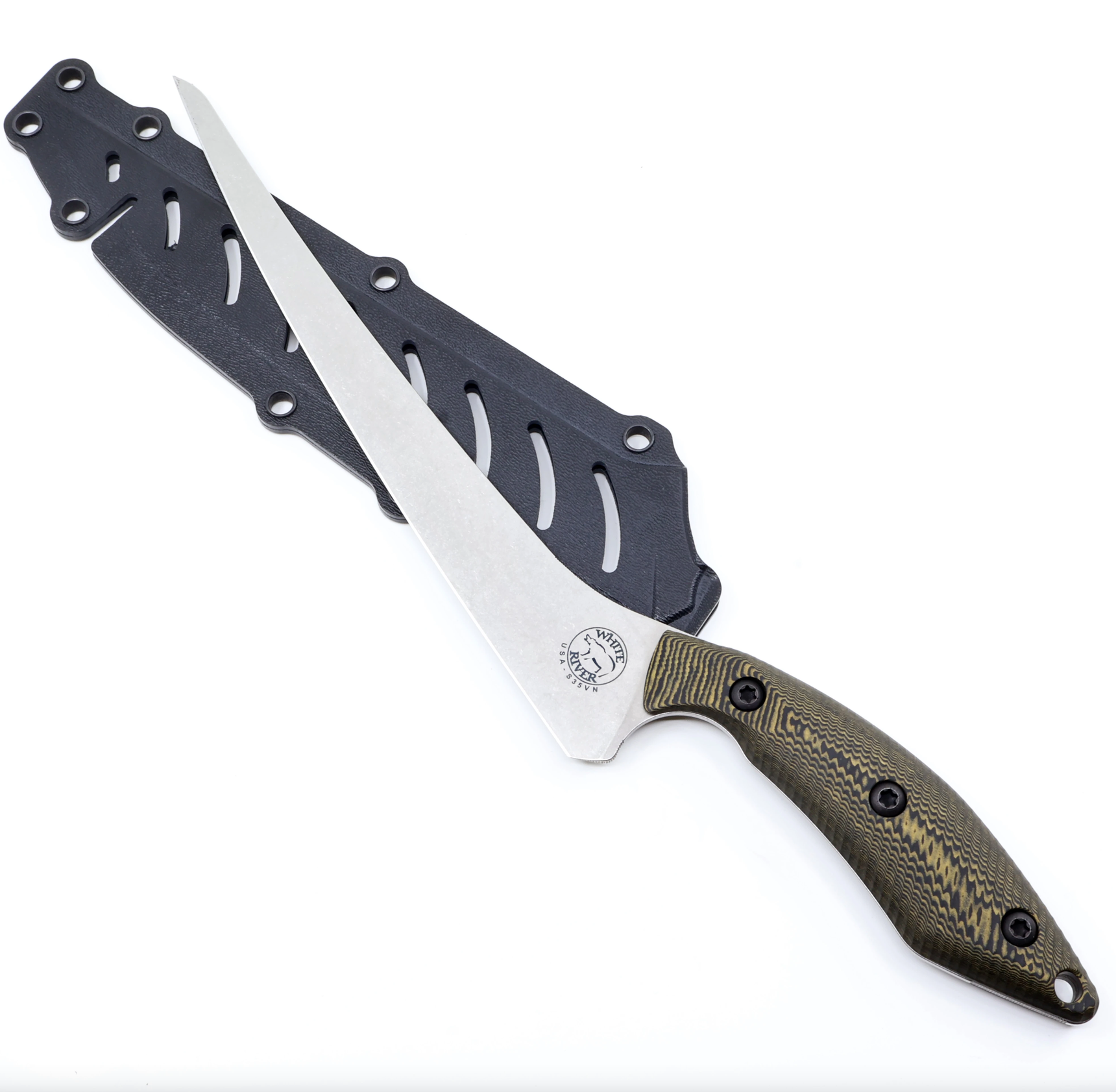 White River Step Up Fillet, Maple/ Black Richlite