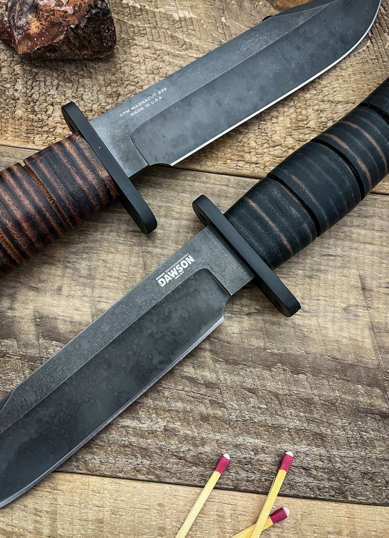 Dawson War Dog G2 Midnight Black Leather, Magnacut