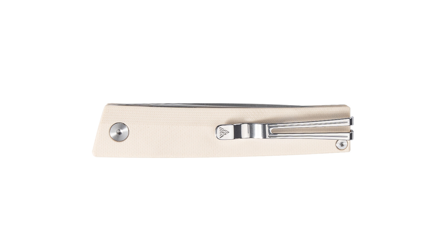 SRM Gent 401L-GT, White G10, Scandi Edge