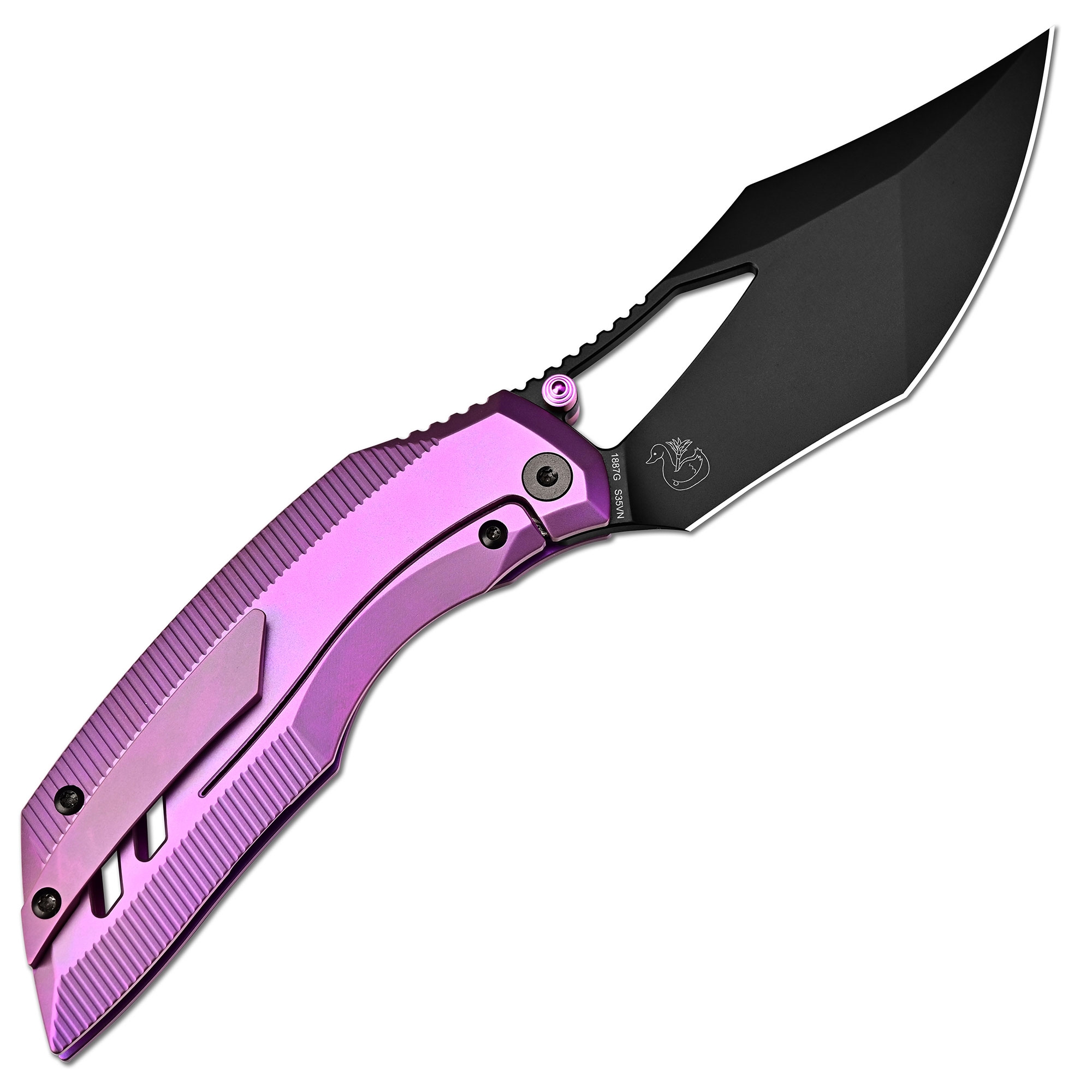 ARTC1887G-BPU Dark Wing, S35VN, Purple Titan