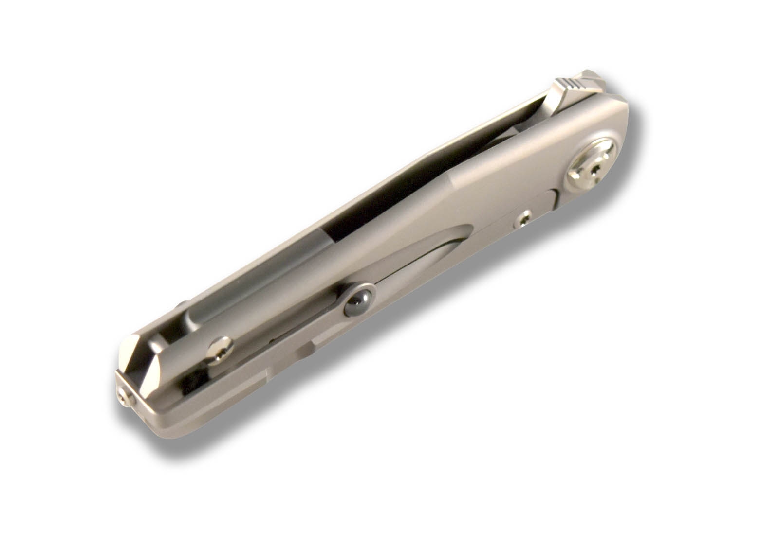 Liong Mah Hawk Sculpted Titanium, M390