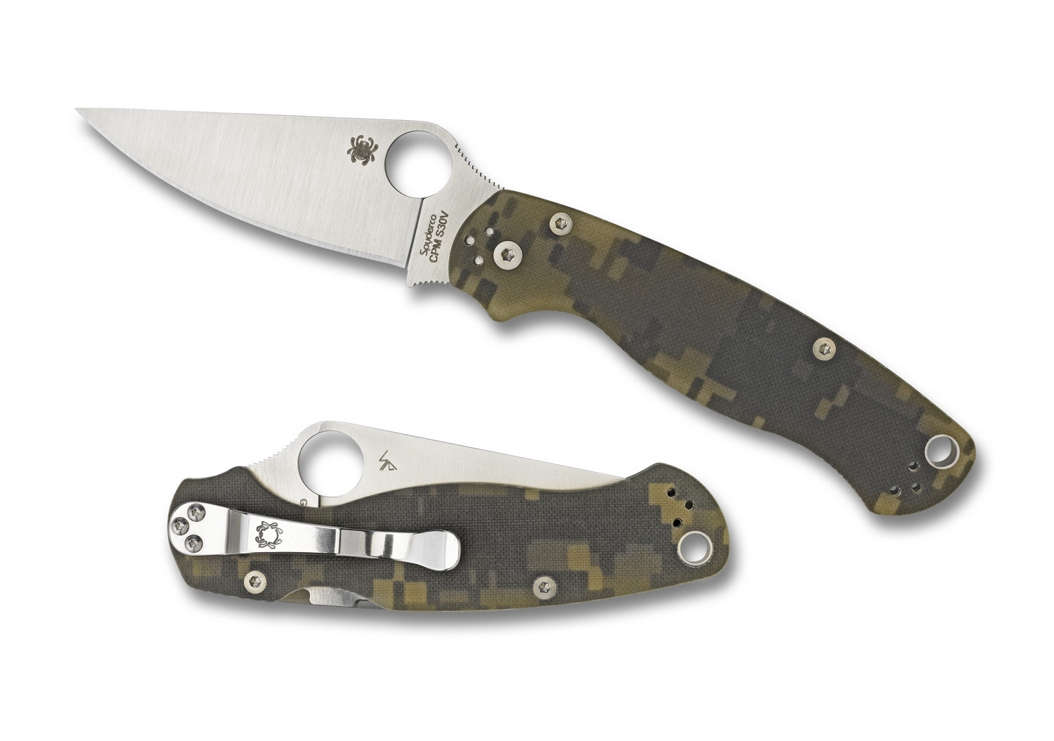 Spyderco C81GPCMO2 Para Military 2, G-10 Camo