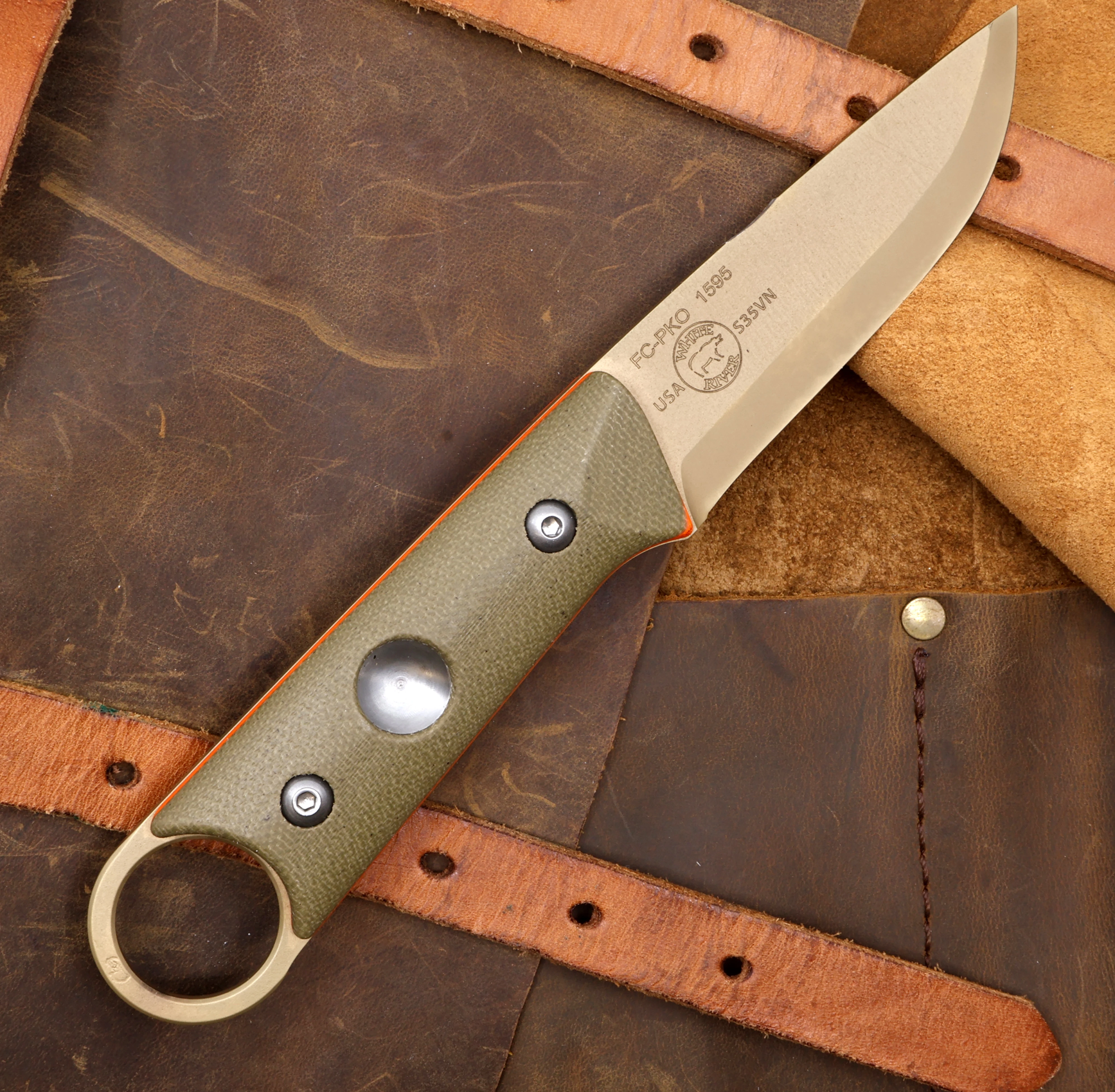 White River Firecraft FC-PKO Puukko, FDE Coated