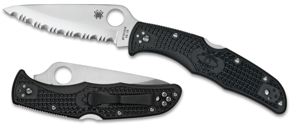 Spyderco C10SBK Endura 4, FRN Black