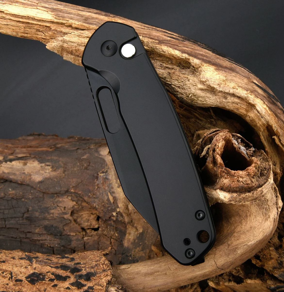CJRBJ1925A-BST Wharncliffe Pyrite AR-RPM9, Black