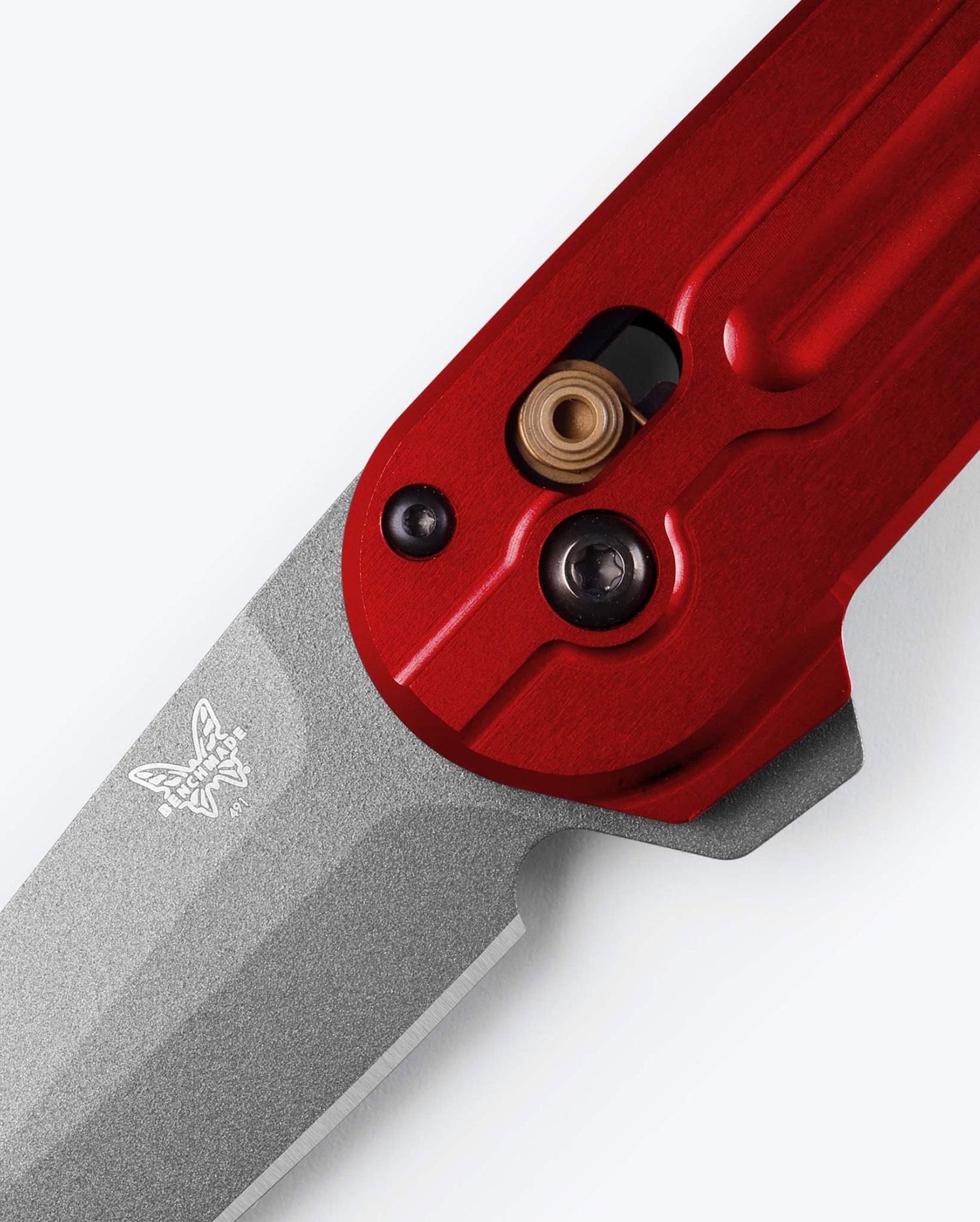 Benchmade 491GY-01 Lowden Axis Flipper Phoenix Red