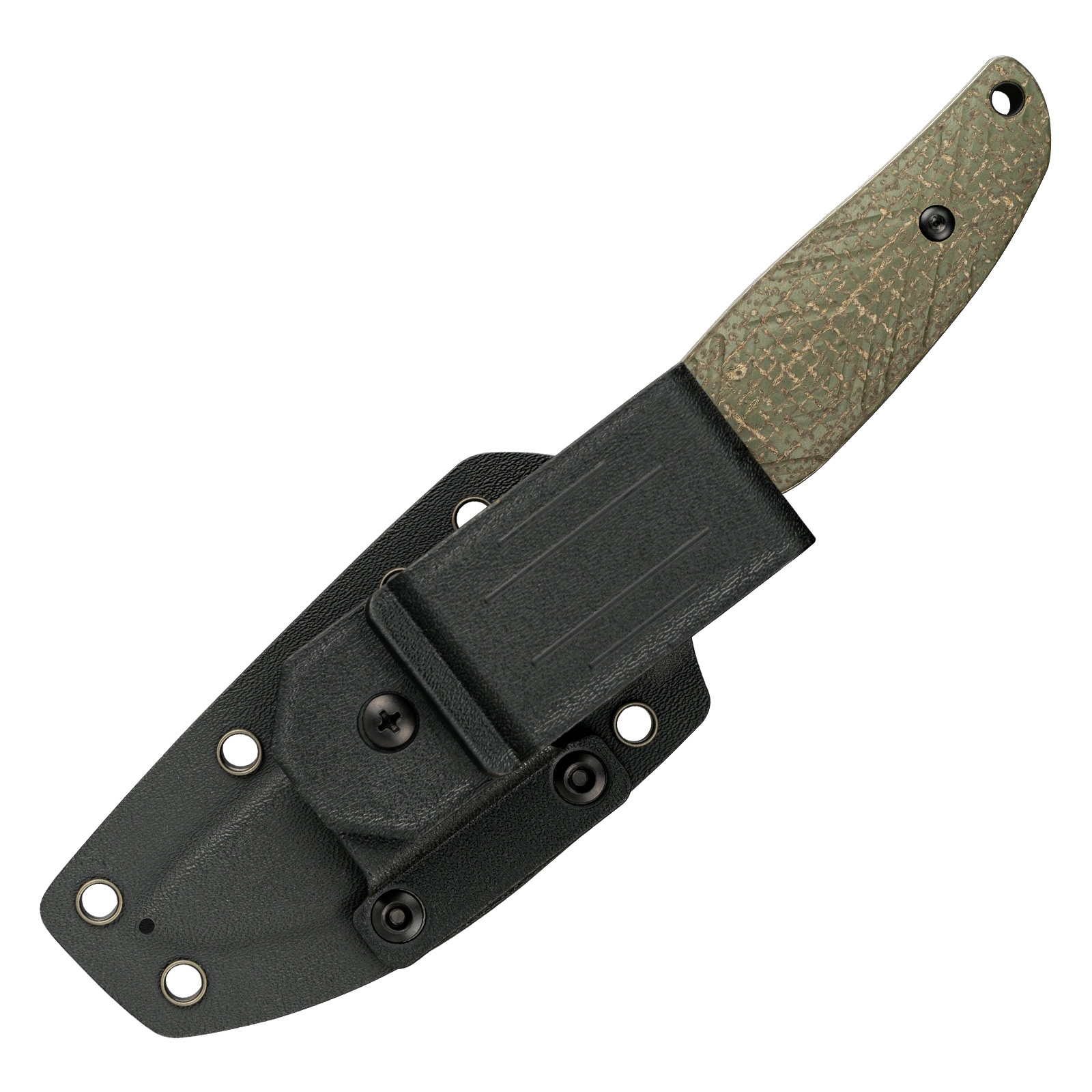 SRM Fossa 605T-MP, Linen Green Micarta